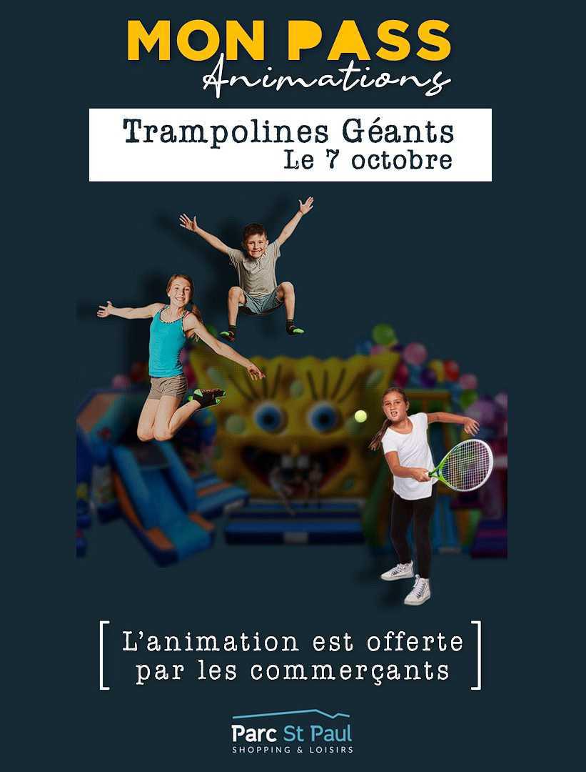 MON PASS ANIMATIONS 'Trampolines Géants'