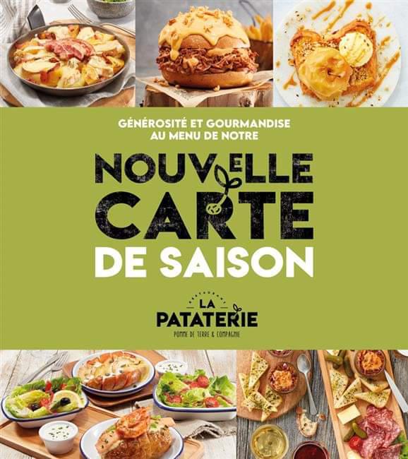 La NOUVELLE CARTE Automne Hiver de la Pataterie