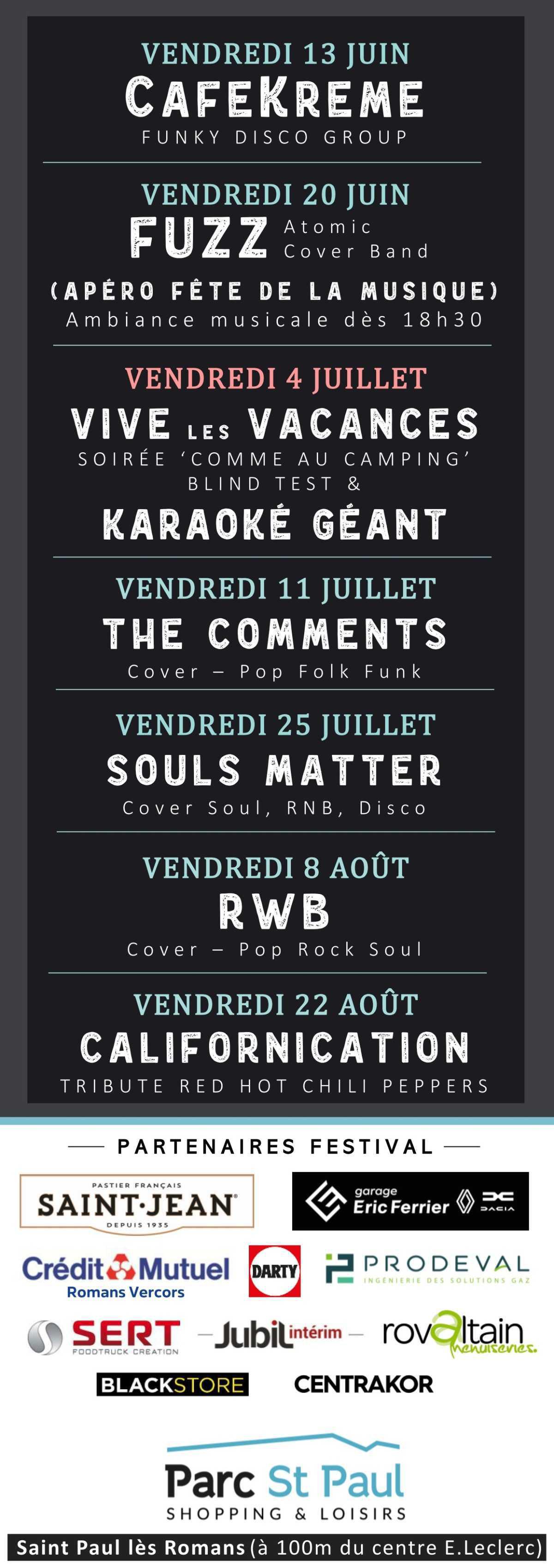 Programme PARC Festival 2025