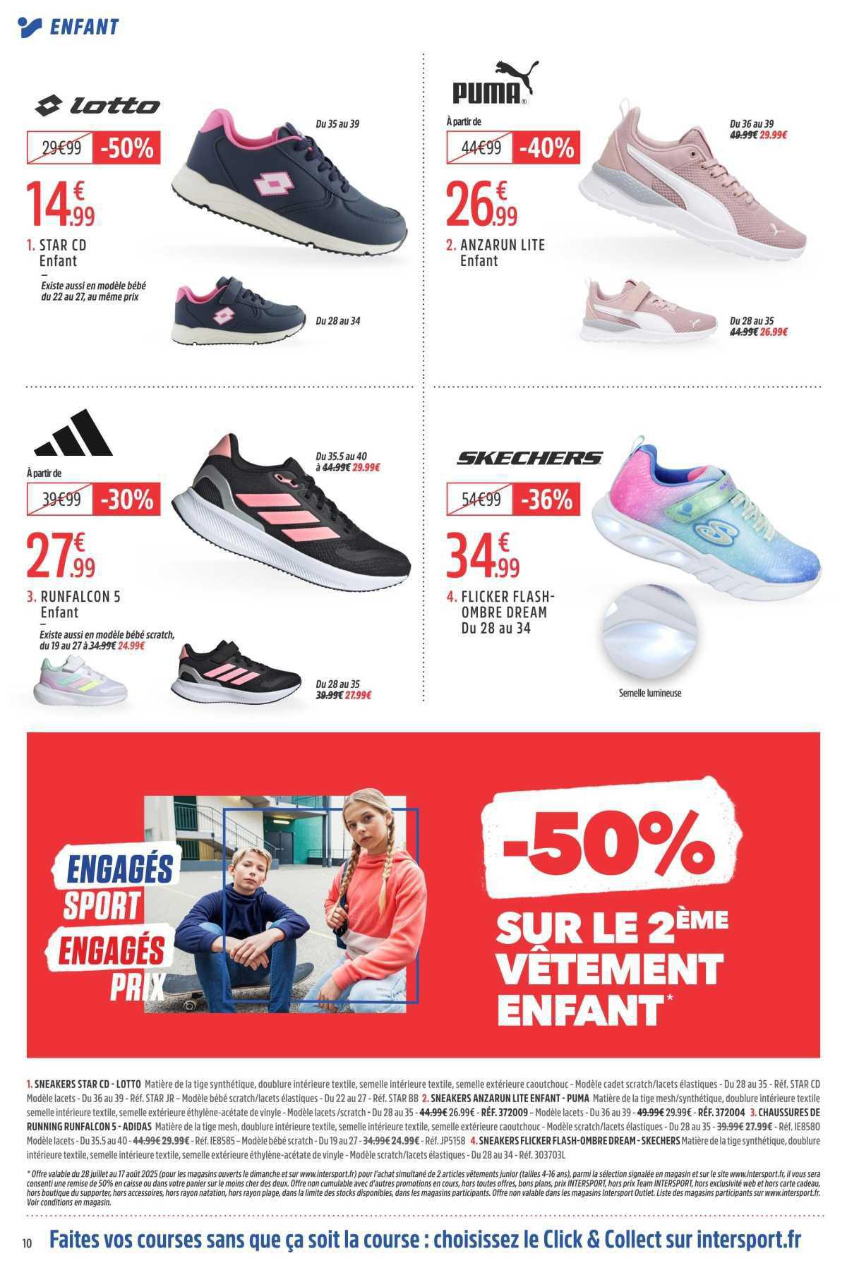 Intersport : Dépliant Rentrée #2