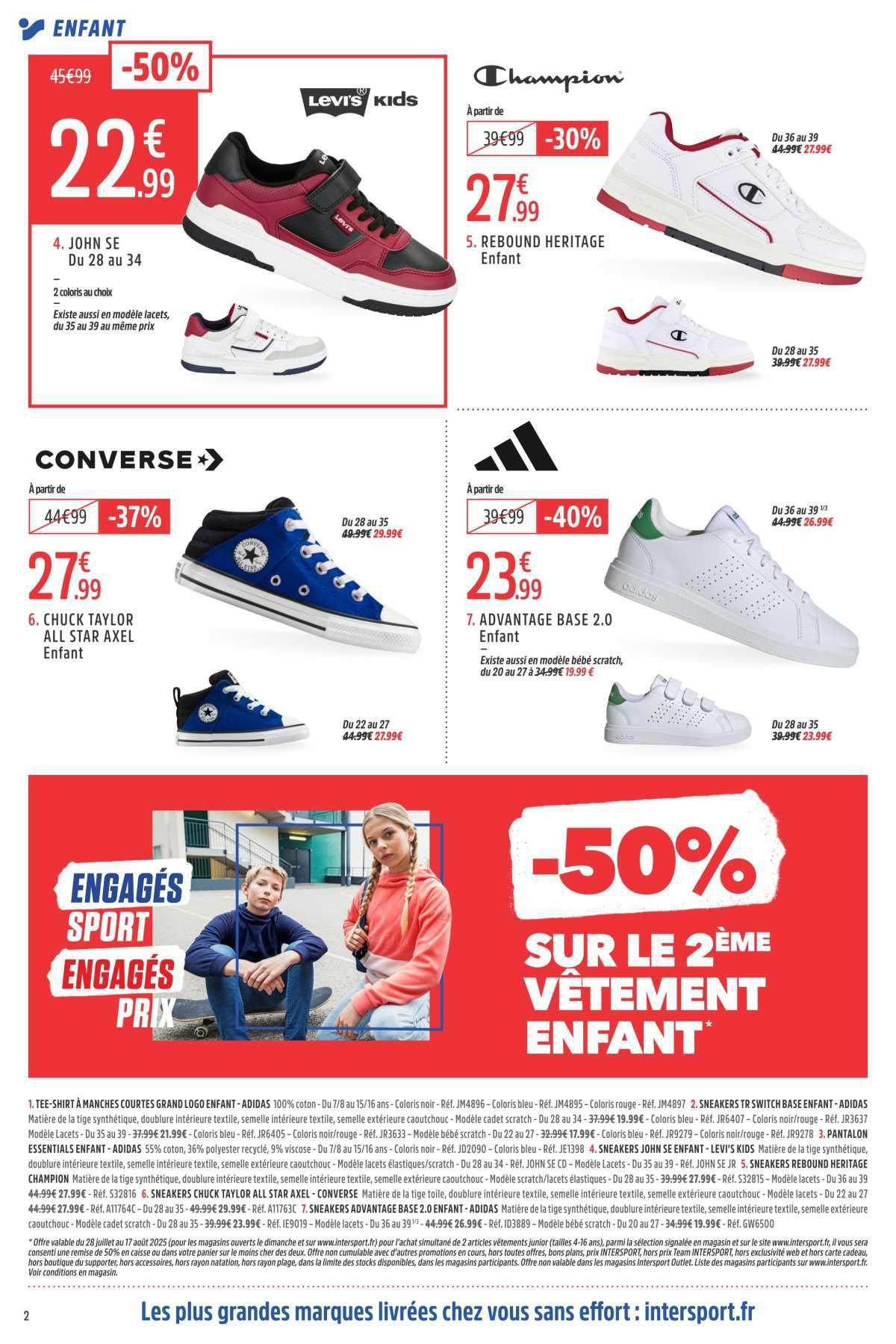 Intersport : Dépliant Rentrée #2