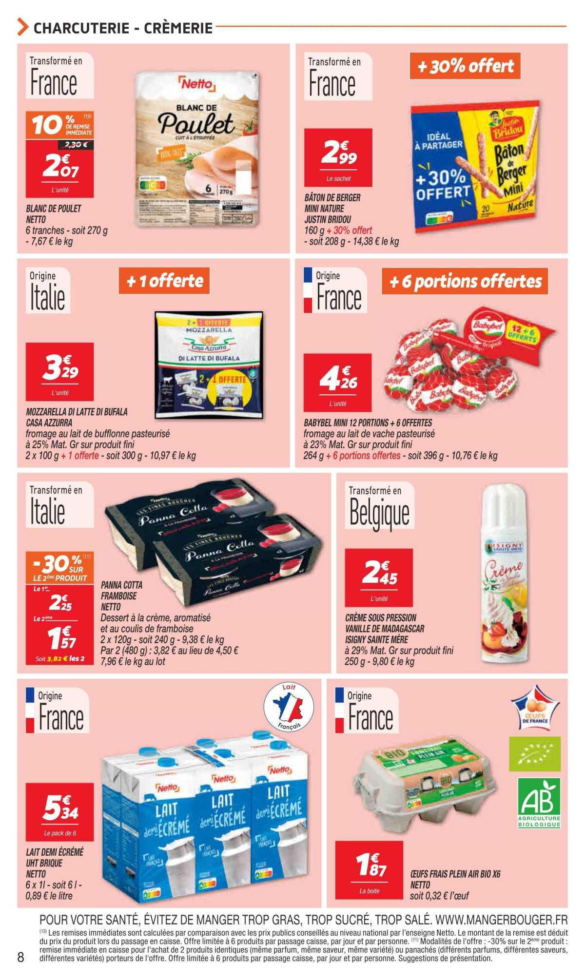 Netto : Dépliant RDV Prix Bas du 5 au 11 août 2025