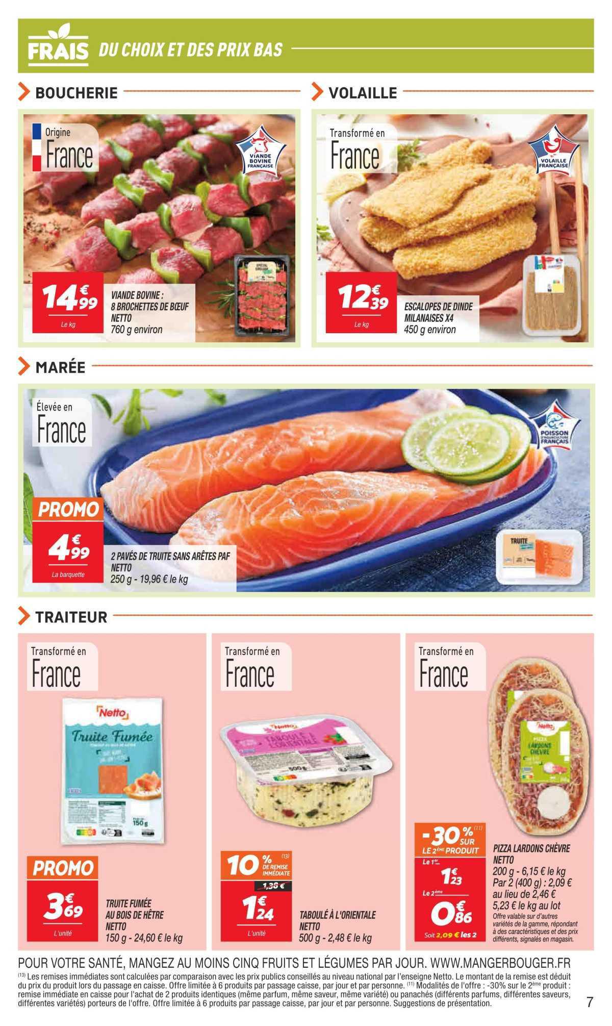 Netto : Dépliant RDV Prix Bas du 5 au 11 août 2025