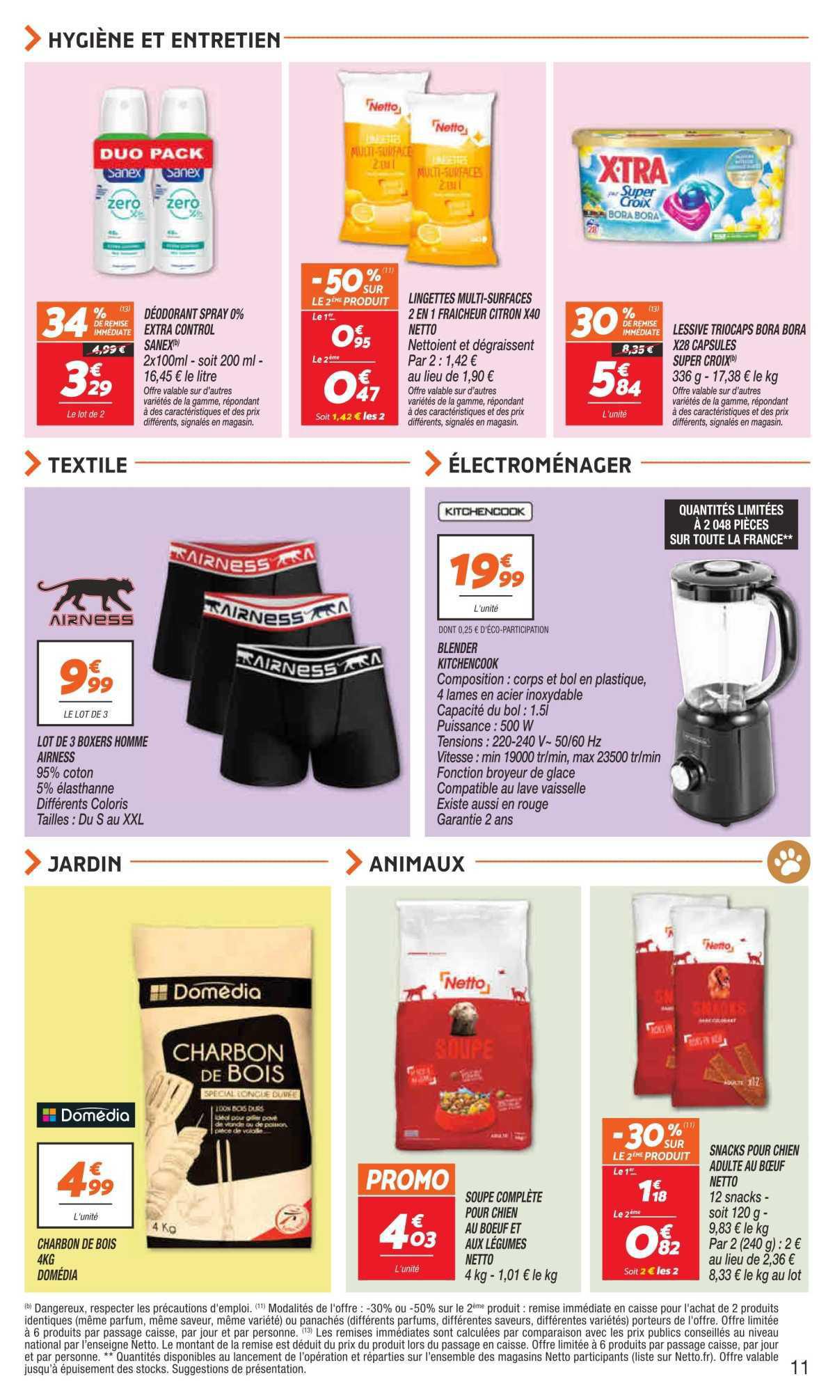 Netto : Dépliant RDV Prix Bas du 5 au 11 août 2025