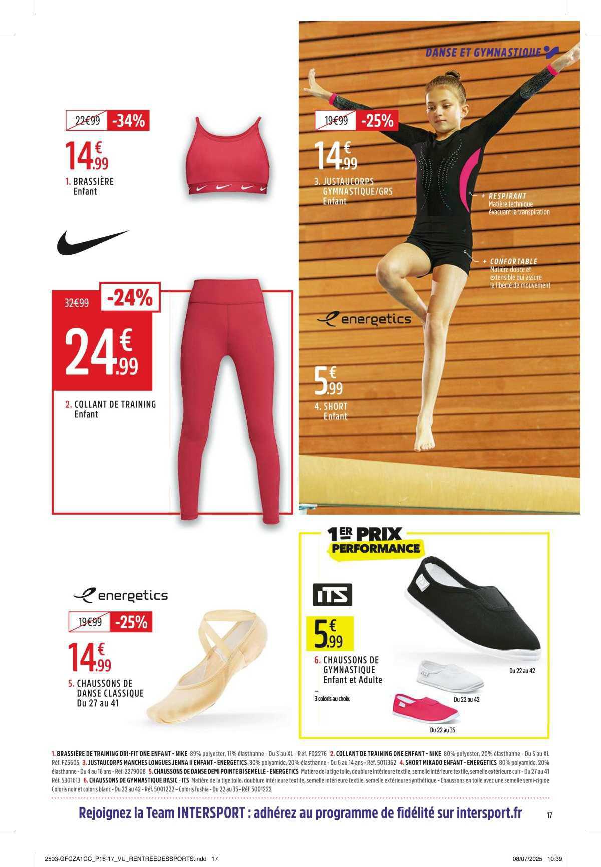 INTERSPORT : Une rentrée Sportive MOINS CHÈRE !