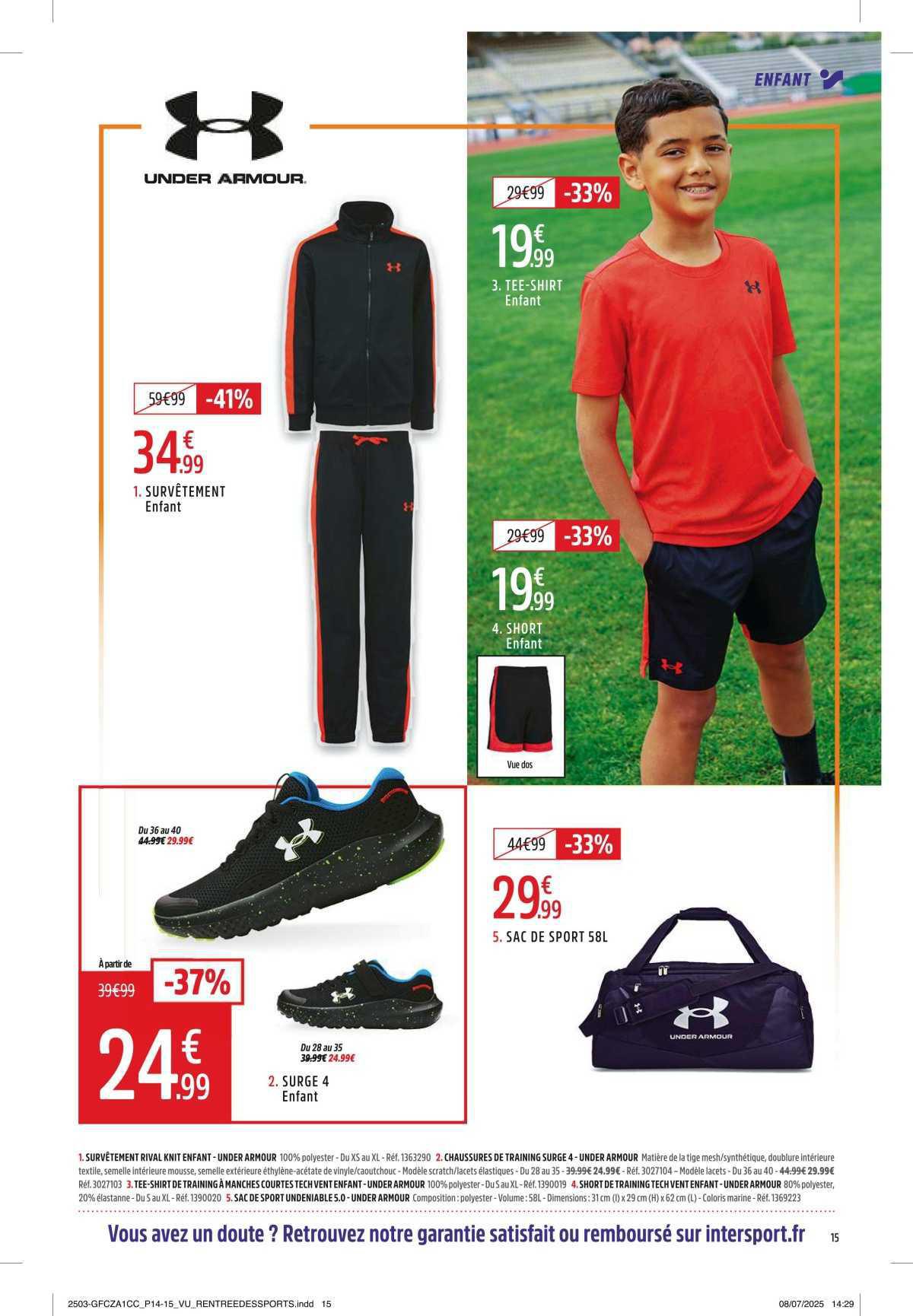 INTERSPORT : Une rentrée Sportive MOINS CHÈRE !