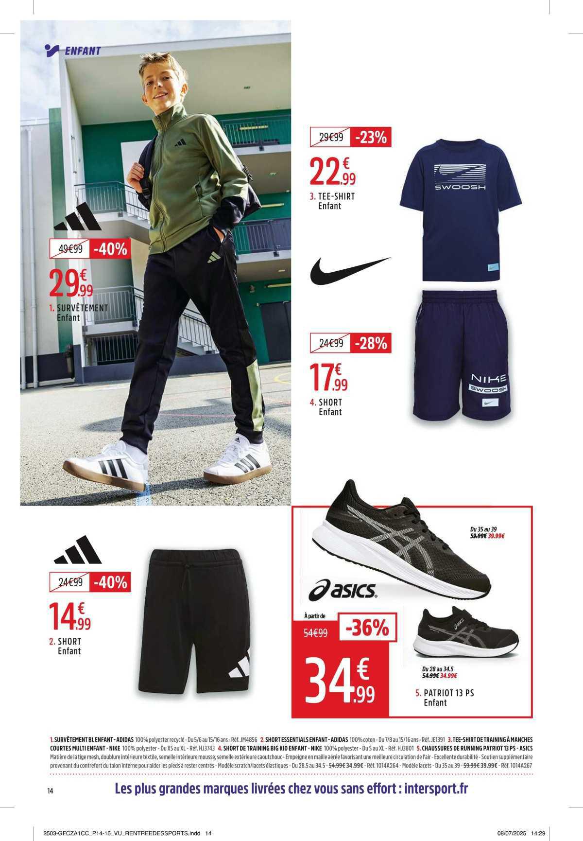 INTERSPORT : Une rentrée Sportive MOINS CHÈRE !