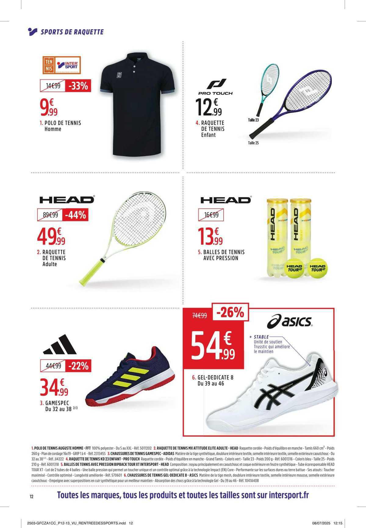 INTERSPORT : Une rentrée Sportive MOINS CHÈRE !