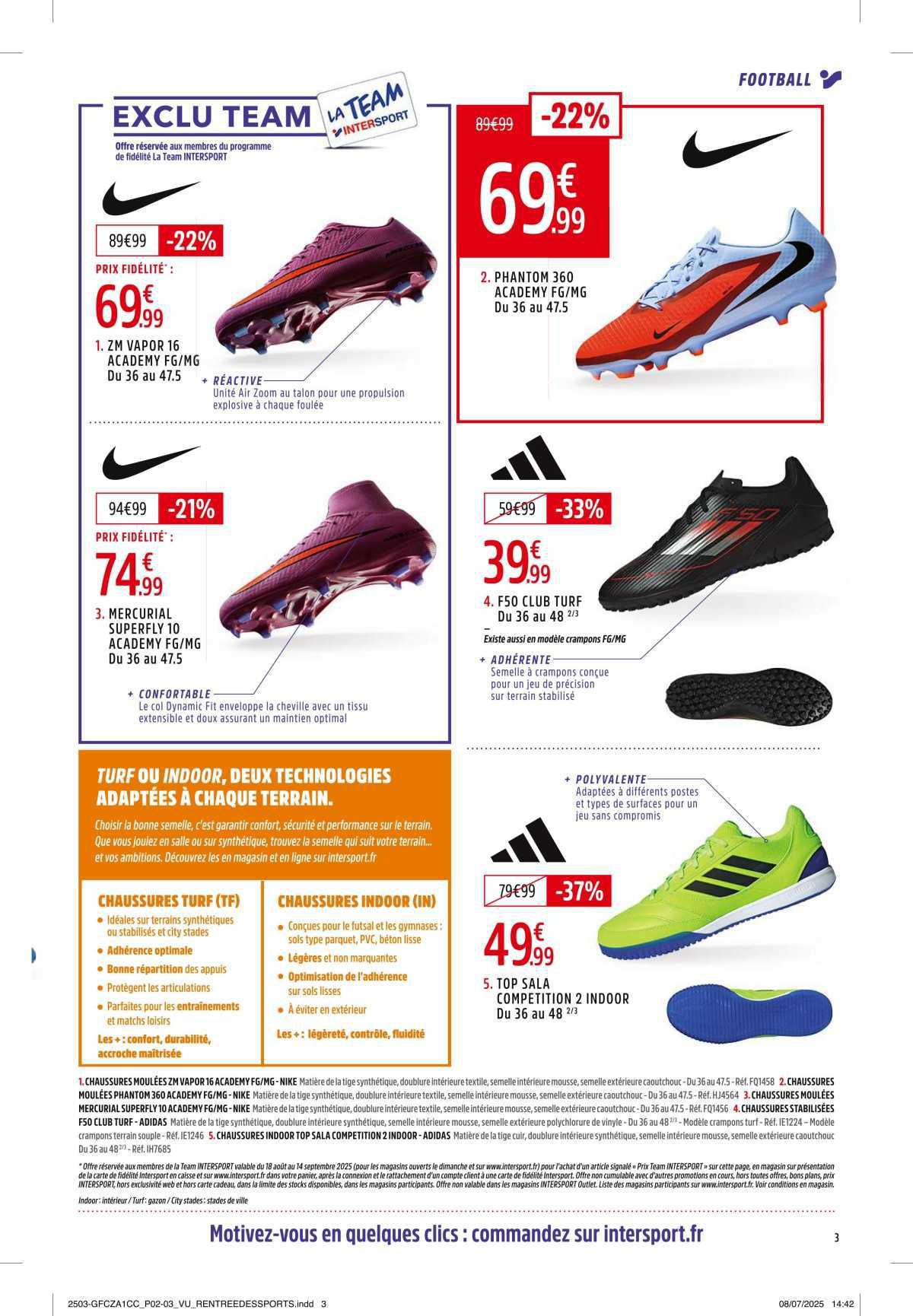 INTERSPORT : Une rentrée Sportive MOINS CHÈRE !
