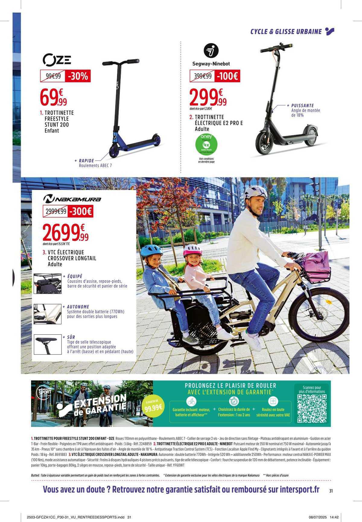 INTERSPORT : Une rentrée Sportive MOINS CHÈRE !