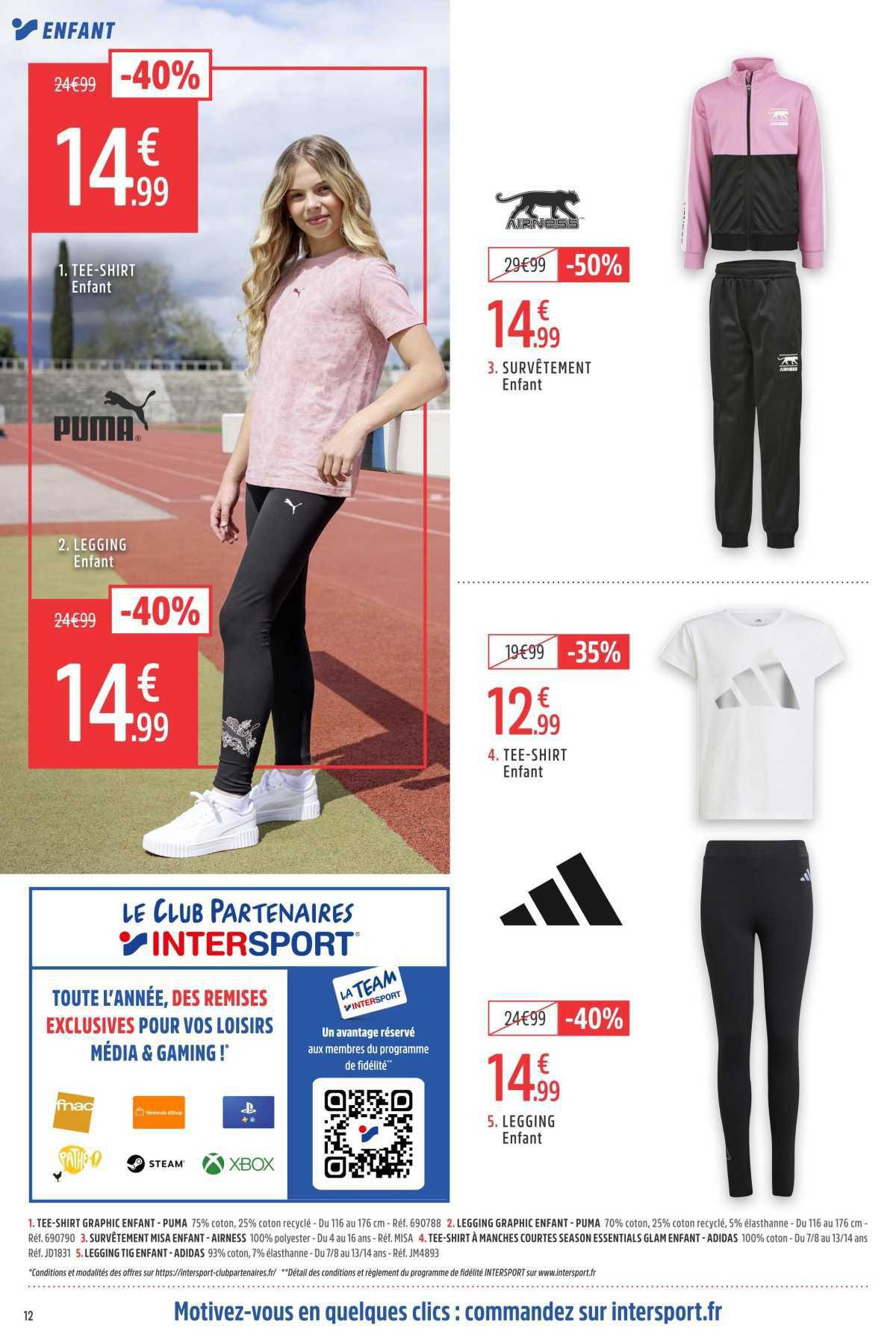 INTERSPORT : Dépliant 'Rentrée MOINS CHÈRE' #4