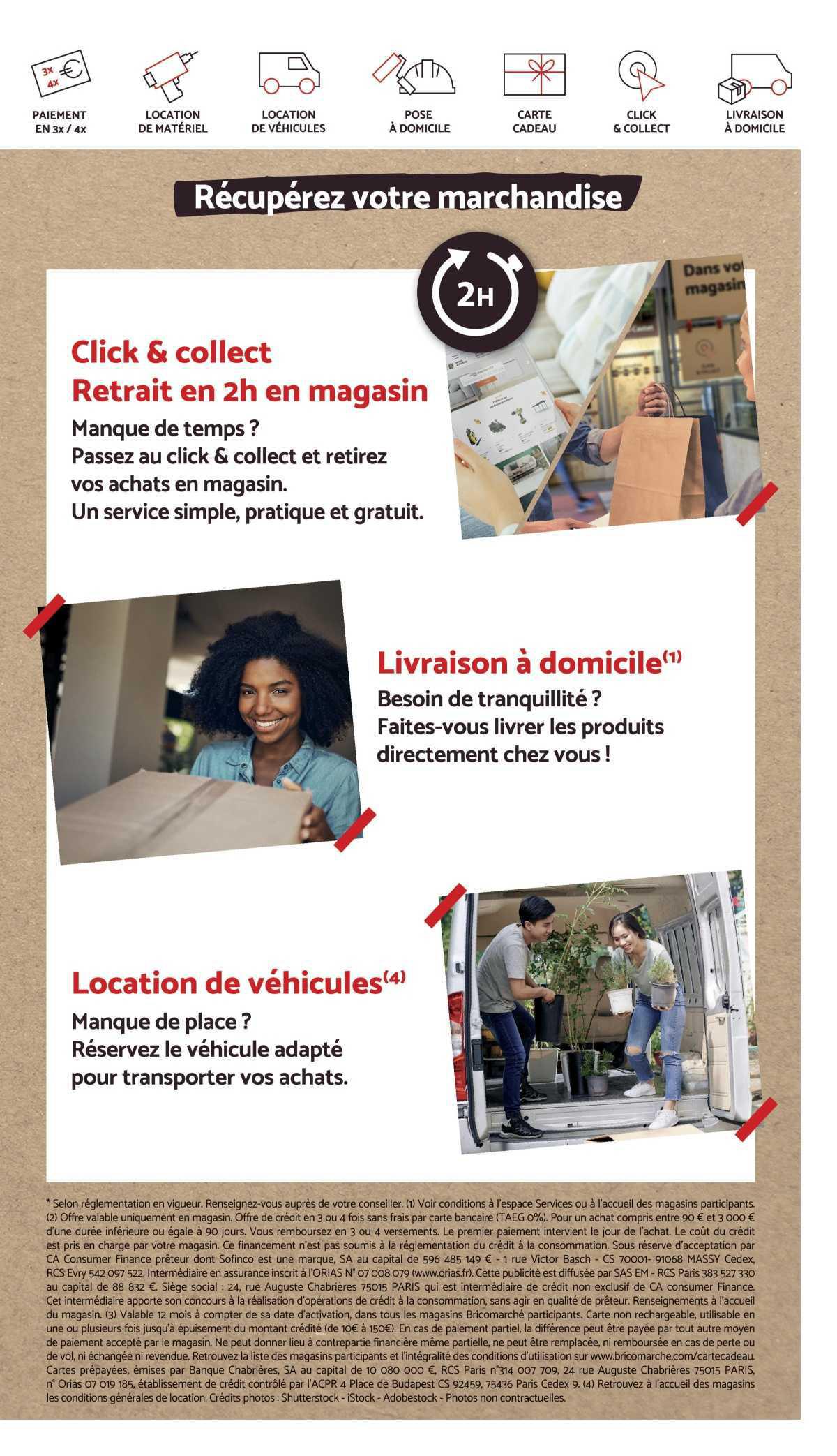 BRICOMARCHÉ : Dépliant 'Les RDV à PRIX TEMPÉRÉS !'
