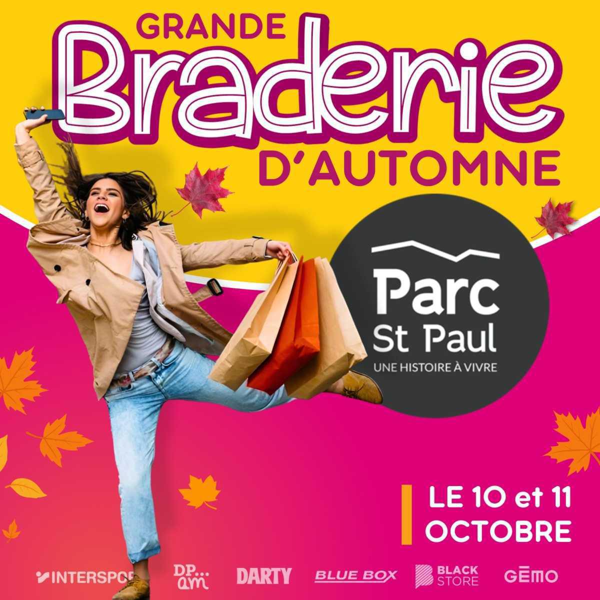 La Grande BRADERIE d’Automne les 10 et 11 octobre.