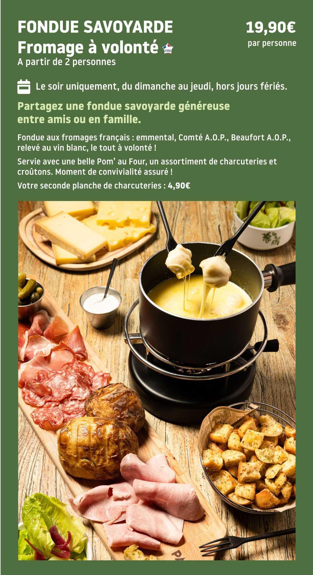 La Pataterie : Carte d'hiver 2025