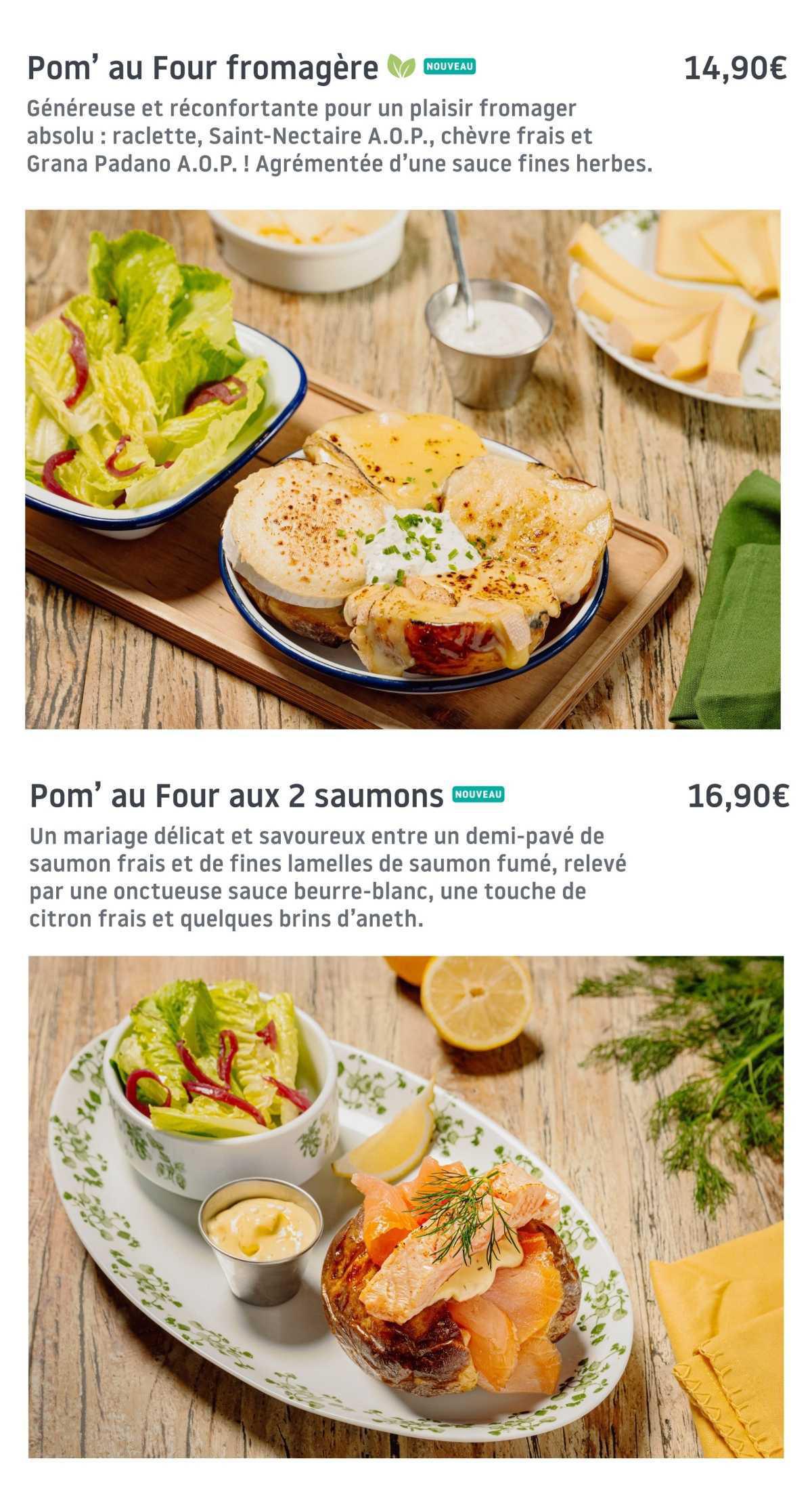 La Pataterie : Carte d'hiver 2025