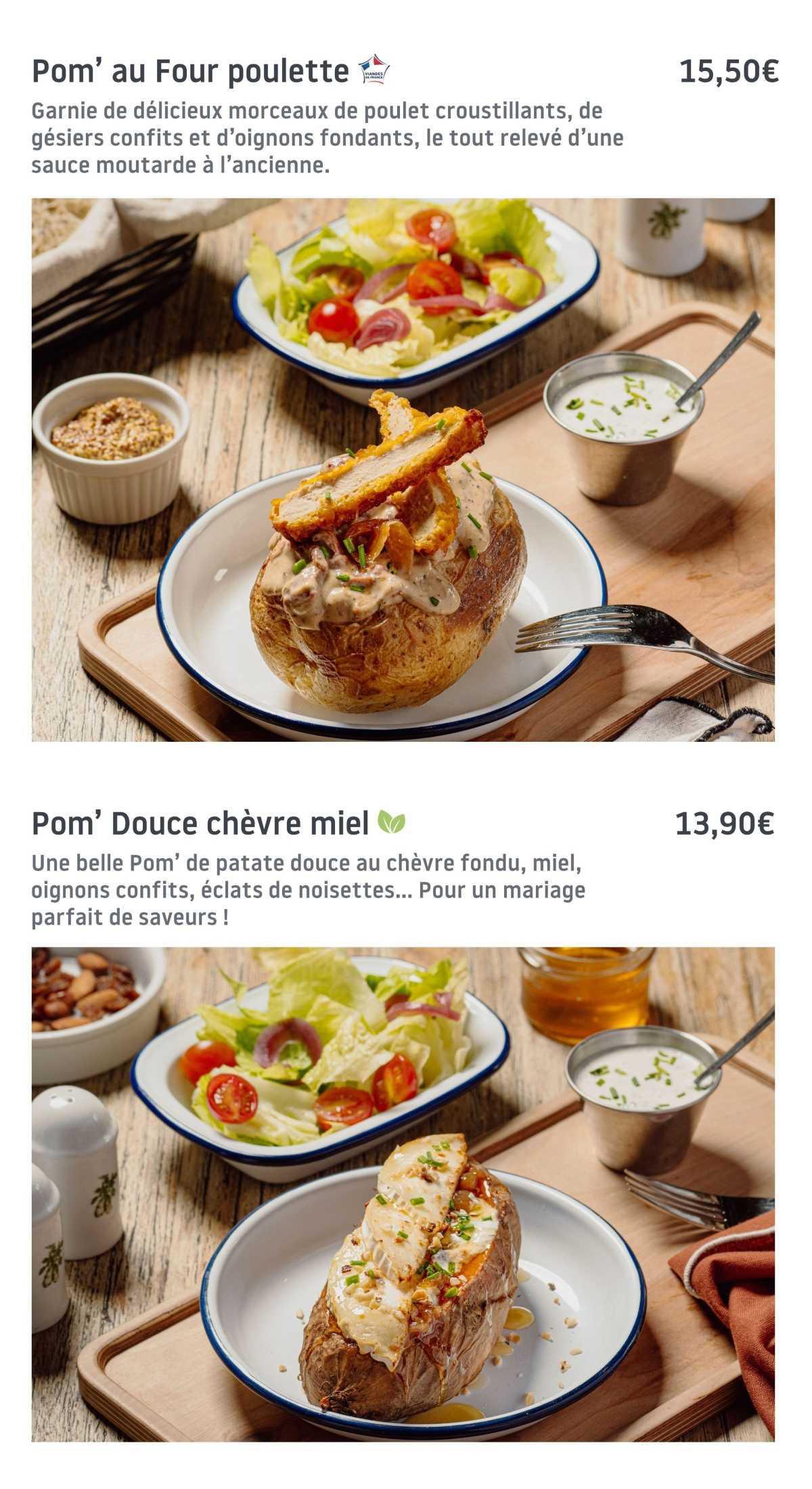 La Pataterie : Carte d'hiver 2025