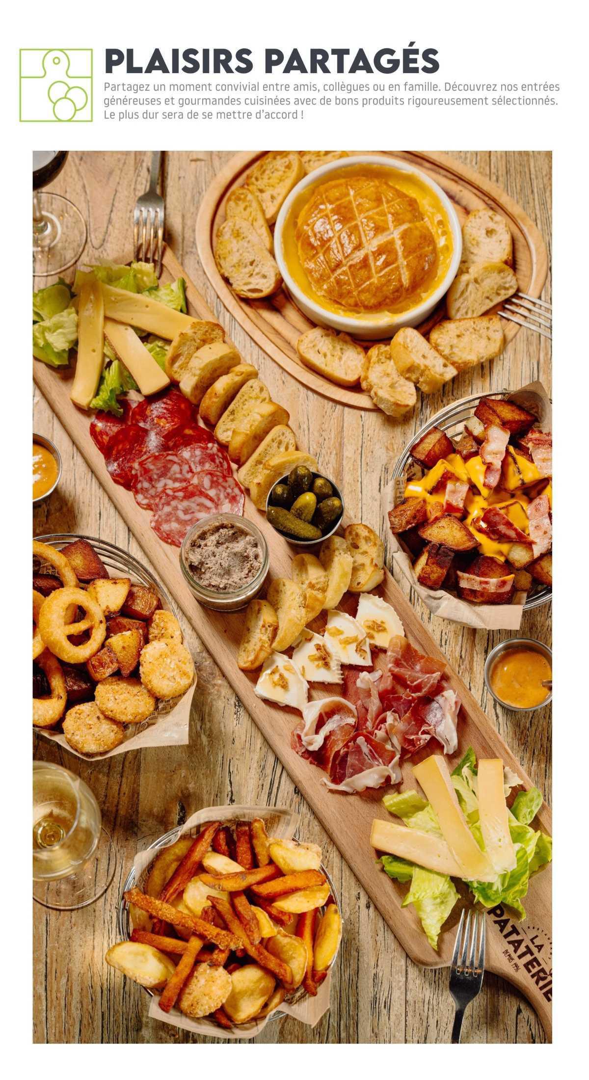 La Pataterie : Carte d'hiver 2025