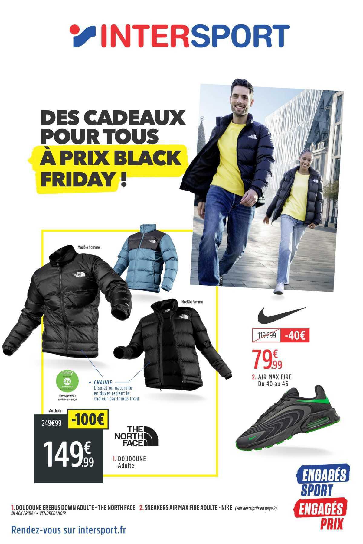 INTERSPORT : Des cadeaux pour tous, à prix Black Friday