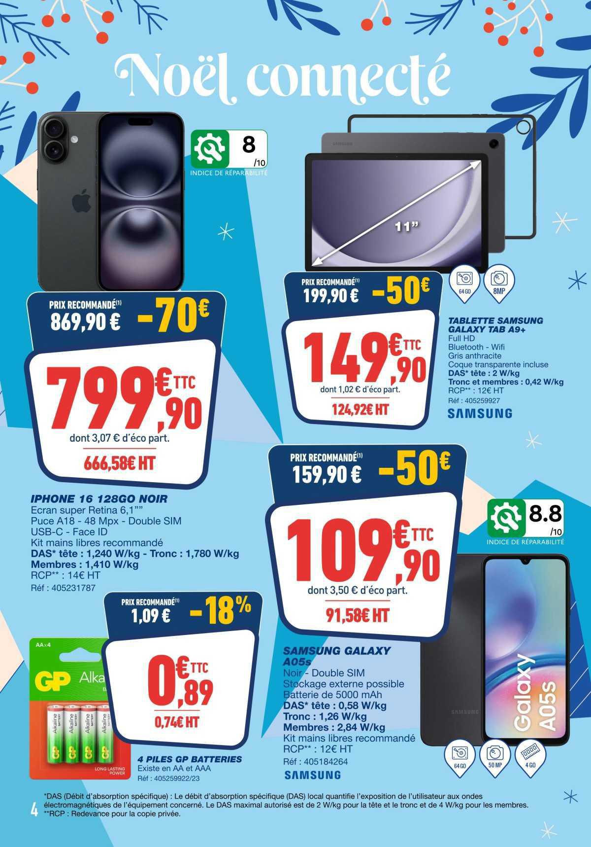 Bureau Vallée : Des Prix Bas plein la Hotte ! Jusqu'au 20 décembre