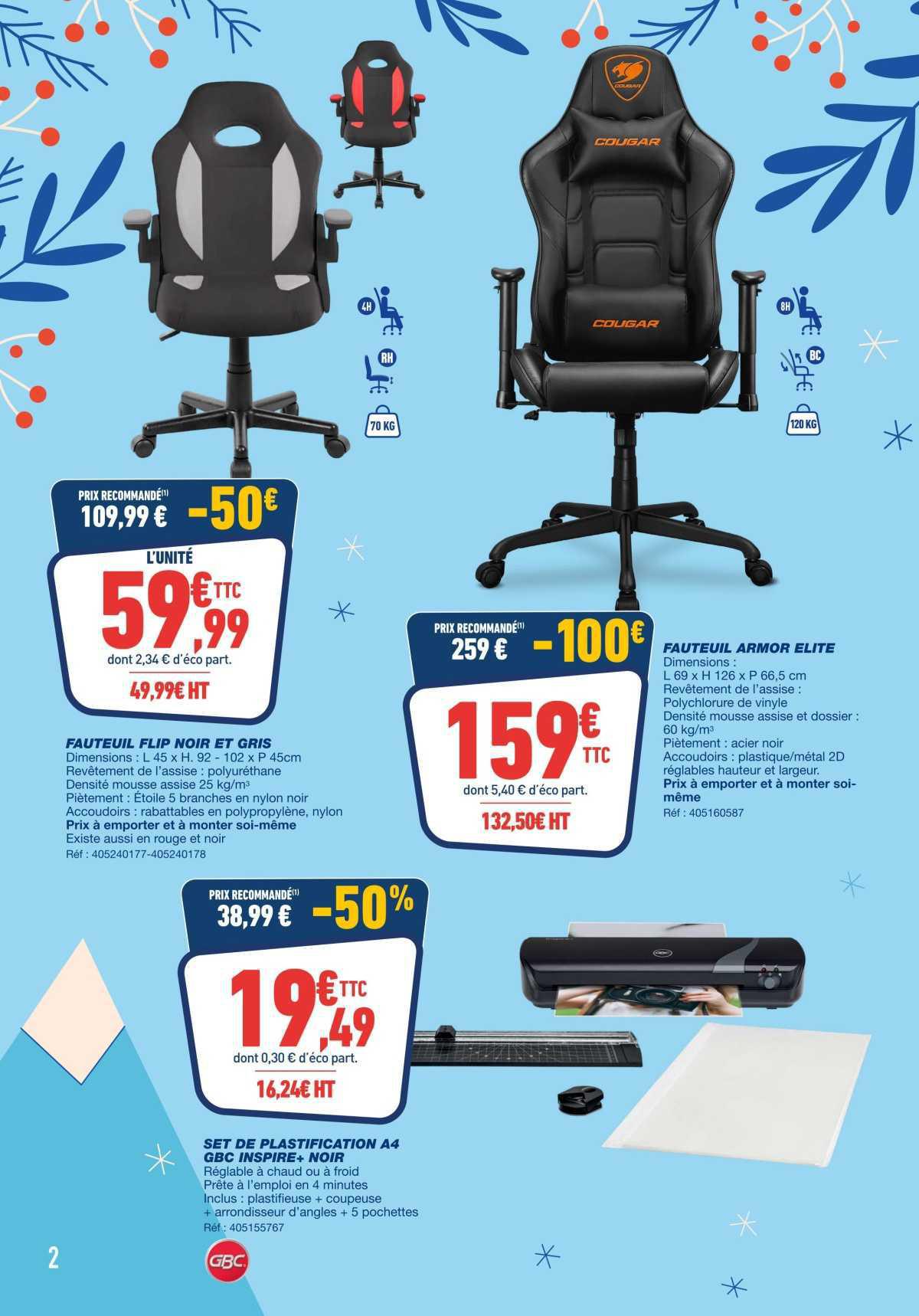 Bureau Vallée : Des Prix Bas plein la Hotte ! Jusqu'au 20 décembre