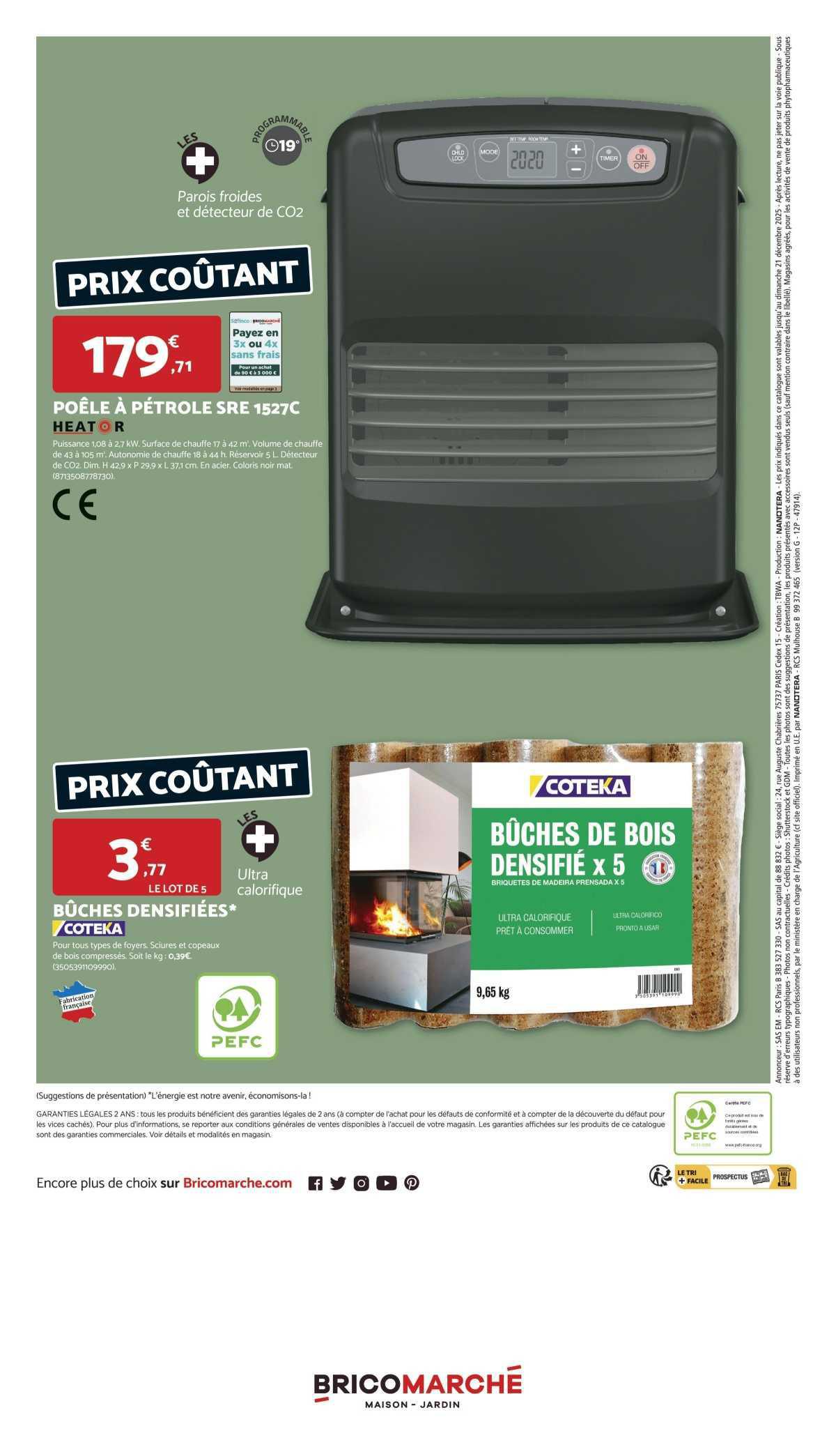 Bricomarché : Les RDV à PRIX TOUT DOUX ! jusqu'au 20 décembre 2025