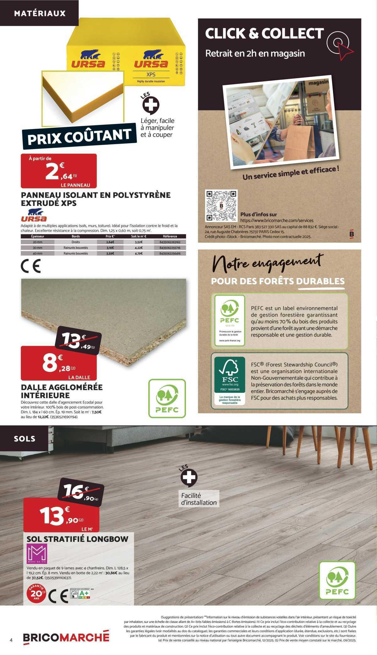 Bricomarché : Les RDV à PRIX TOUT DOUX ! jusqu'au 20 décembre 2025