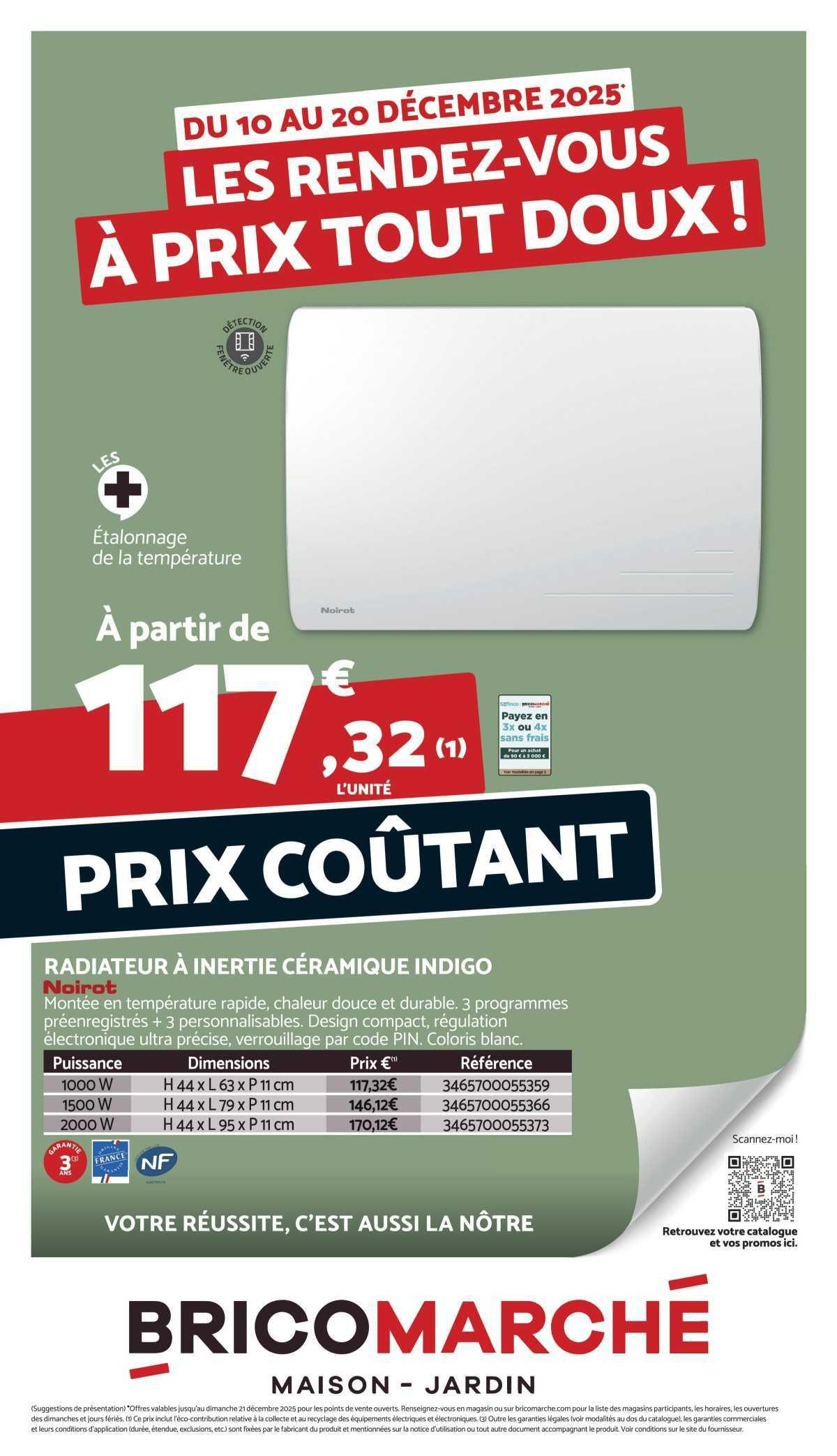 Bricomarché : Les RDV à PRIX TOUT DOUX ! jusqu'au 20 décembre 2025