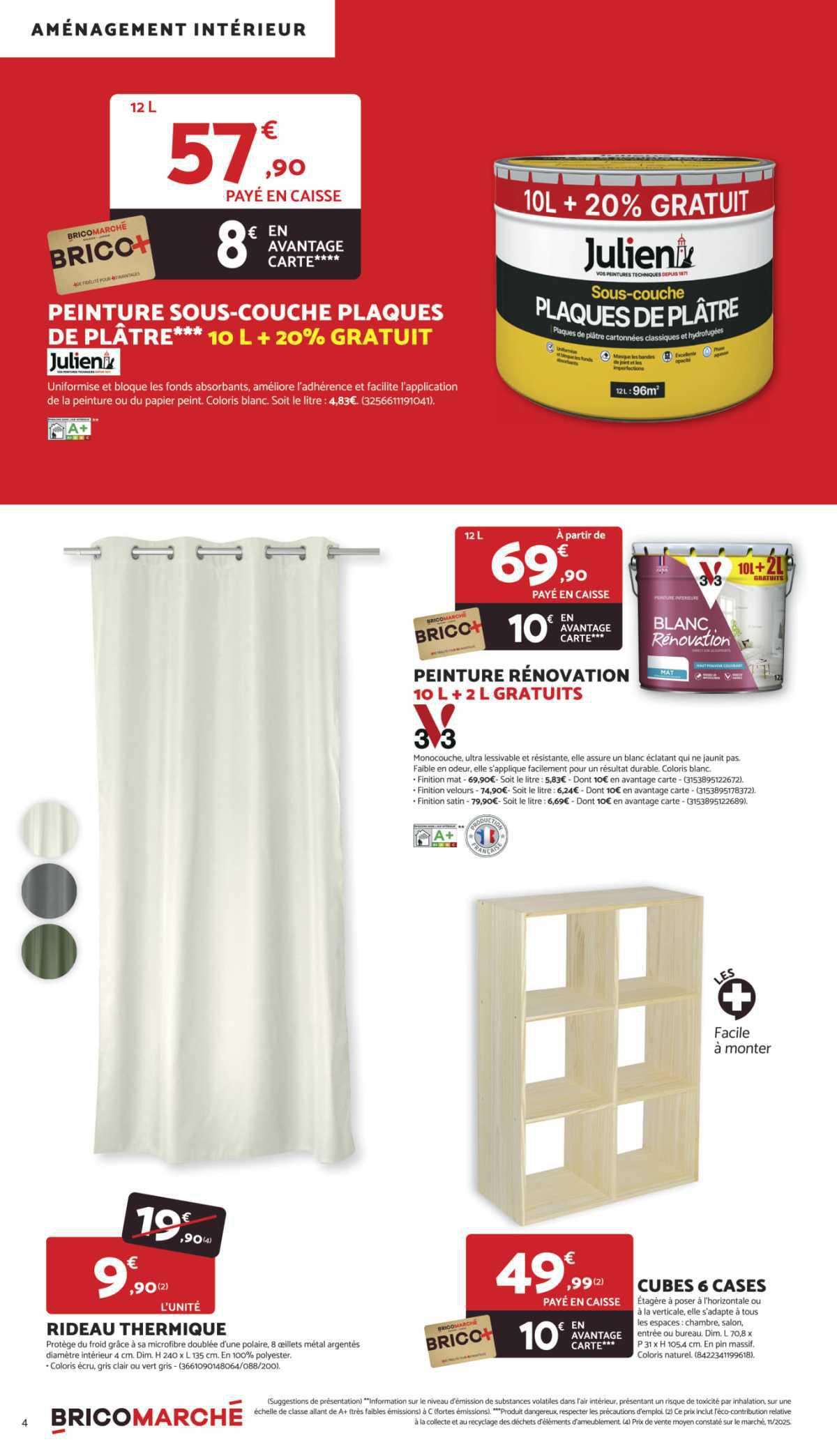 Bricomarché : Les RENDEZ-VOUS Á PRIX TENDANCE du 11 au 21 février