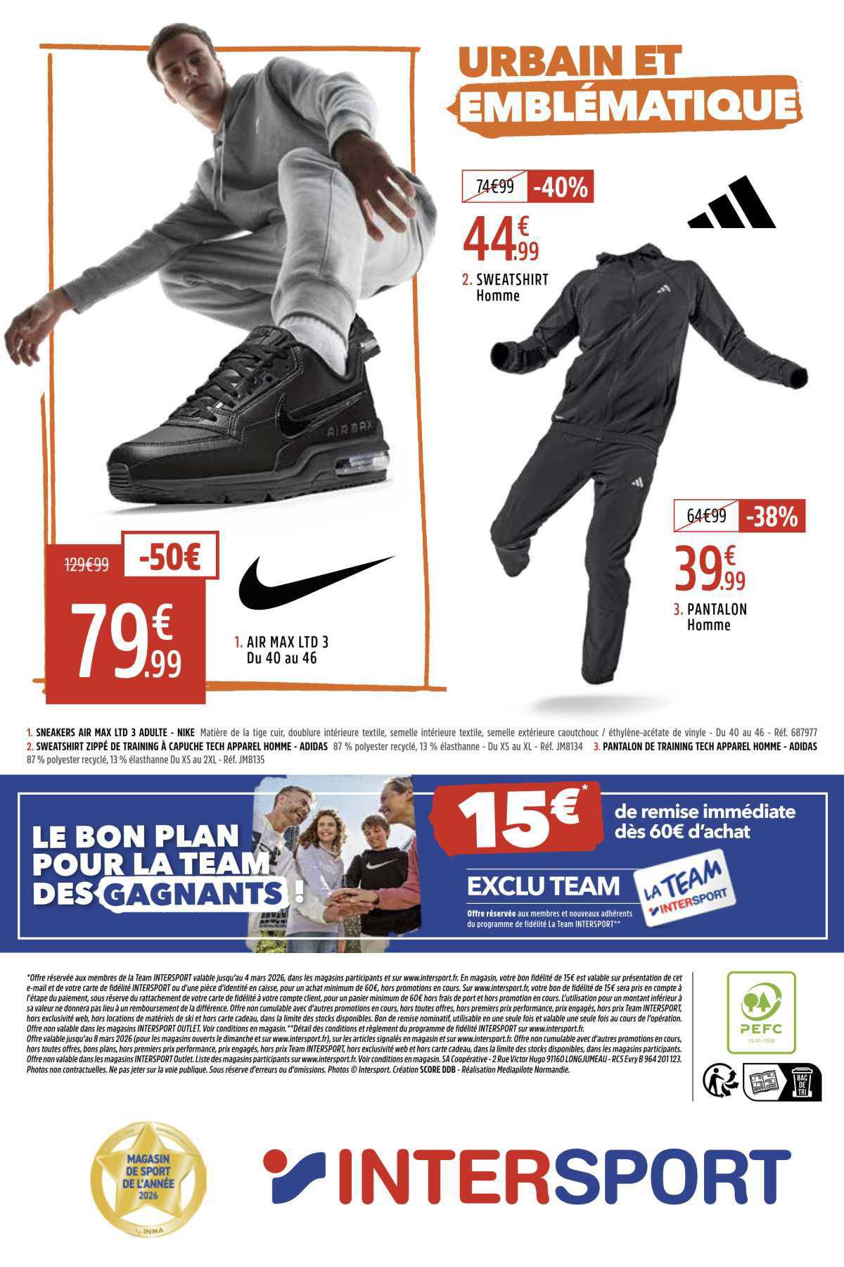 Intersport : Le Meilleur Style à TOUT PRIX !