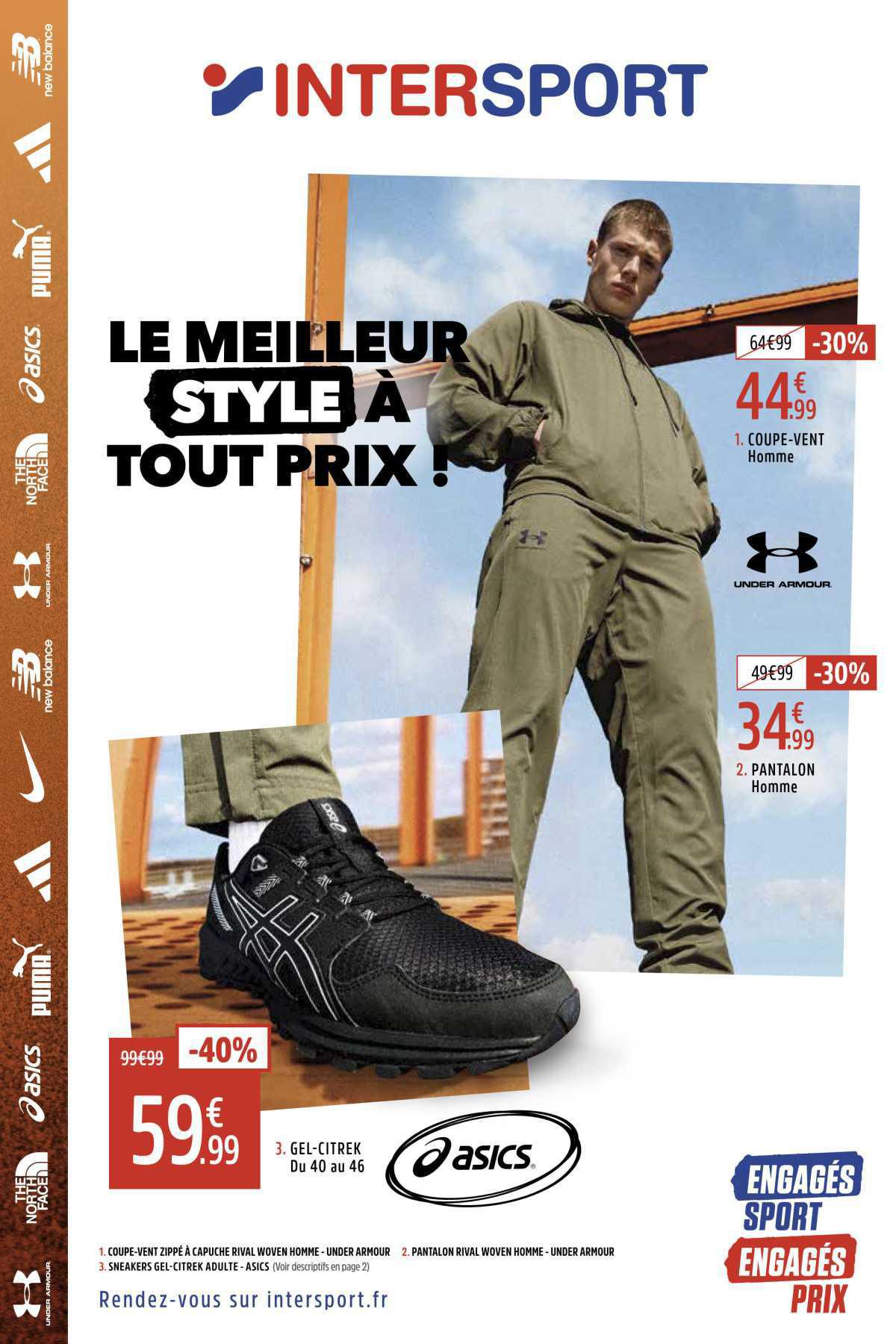 Intersport : Le Meilleur Style à TOUT PRIX !