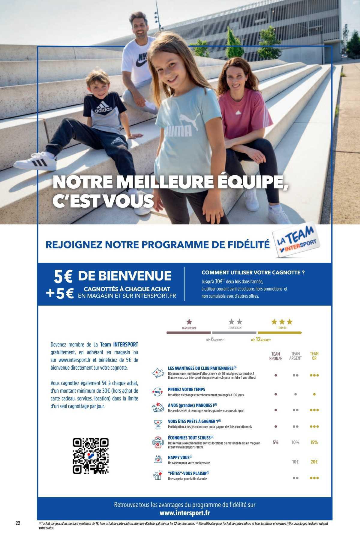 Intersport : Dépliant 'Tout le monde au Sport !'