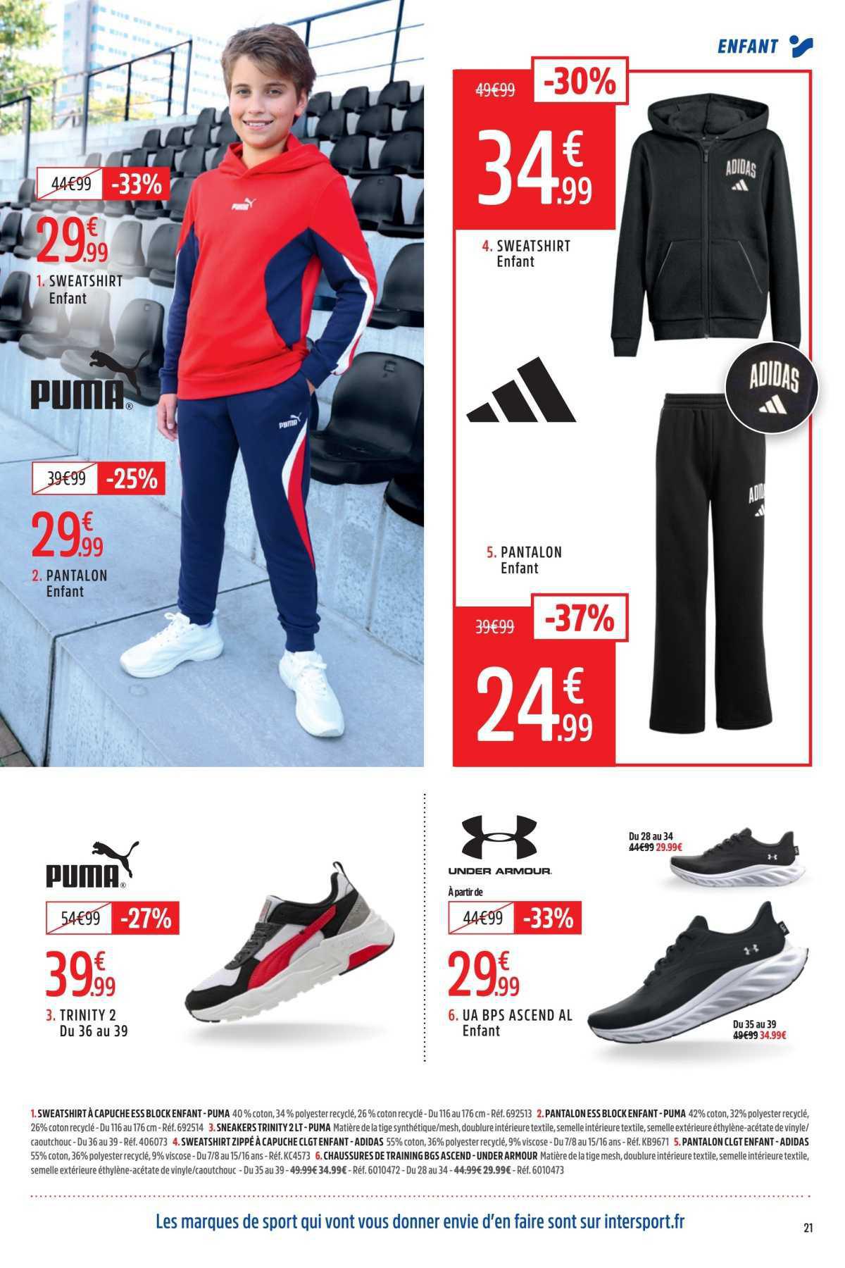 Intersport : Dépliant 'Tout le monde au Sport !'