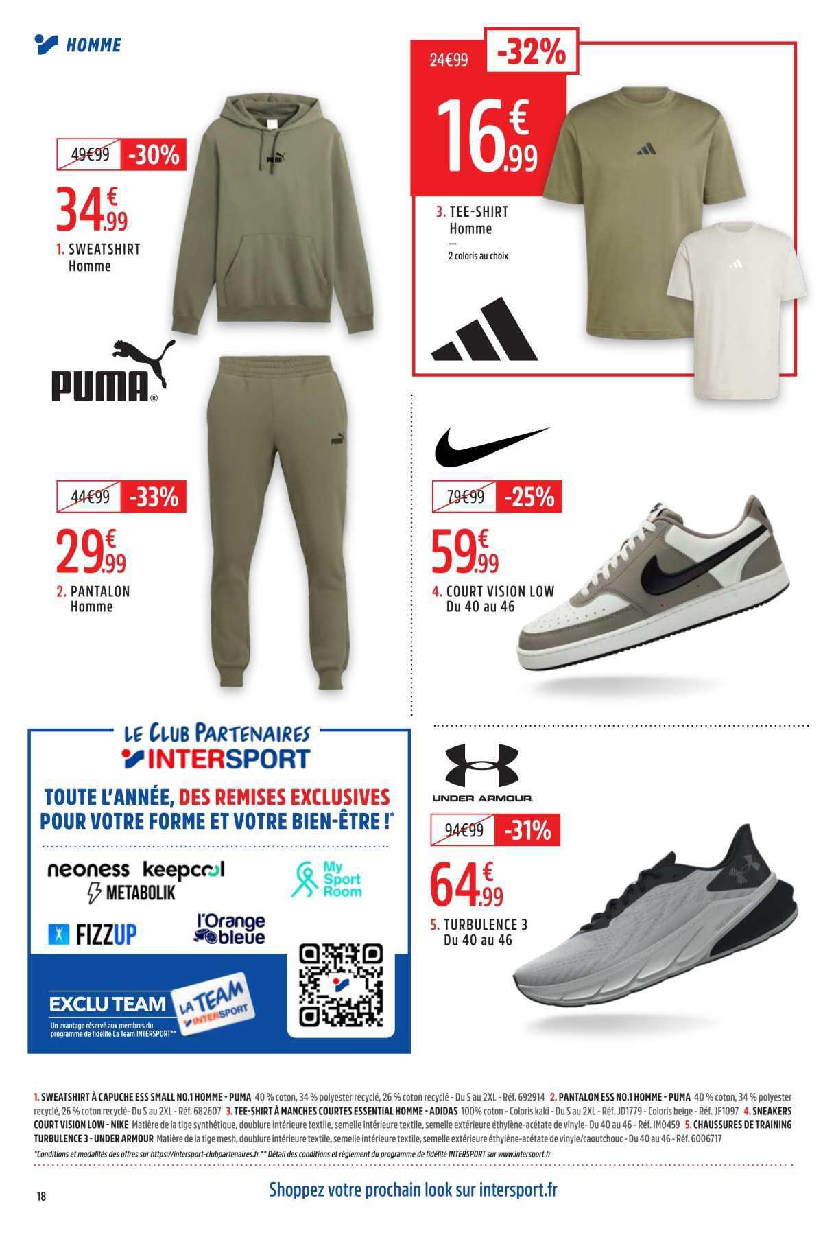 Intersport : Dépliant 'Tout le monde au Sport !'