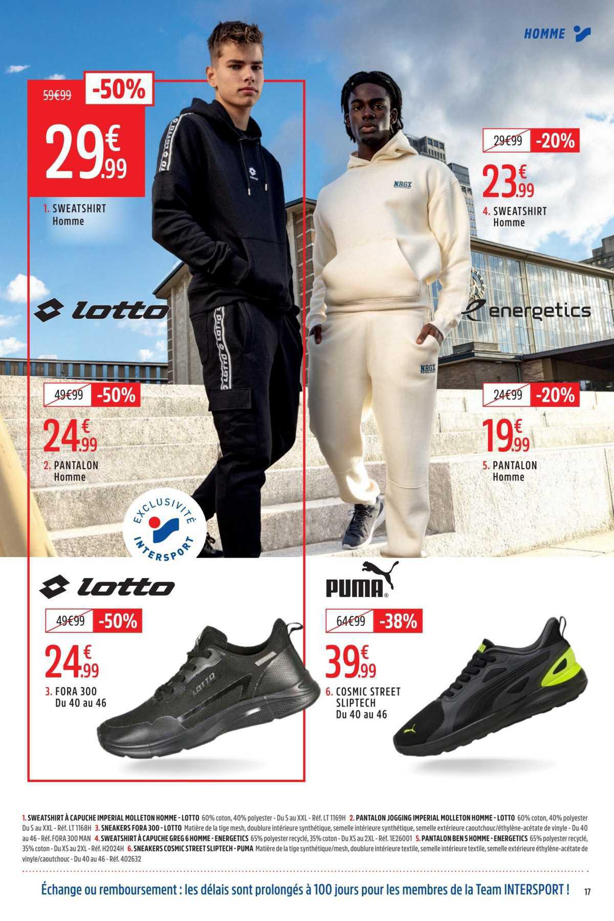 Intersport : Dépliant 'Tout le monde au Sport !'