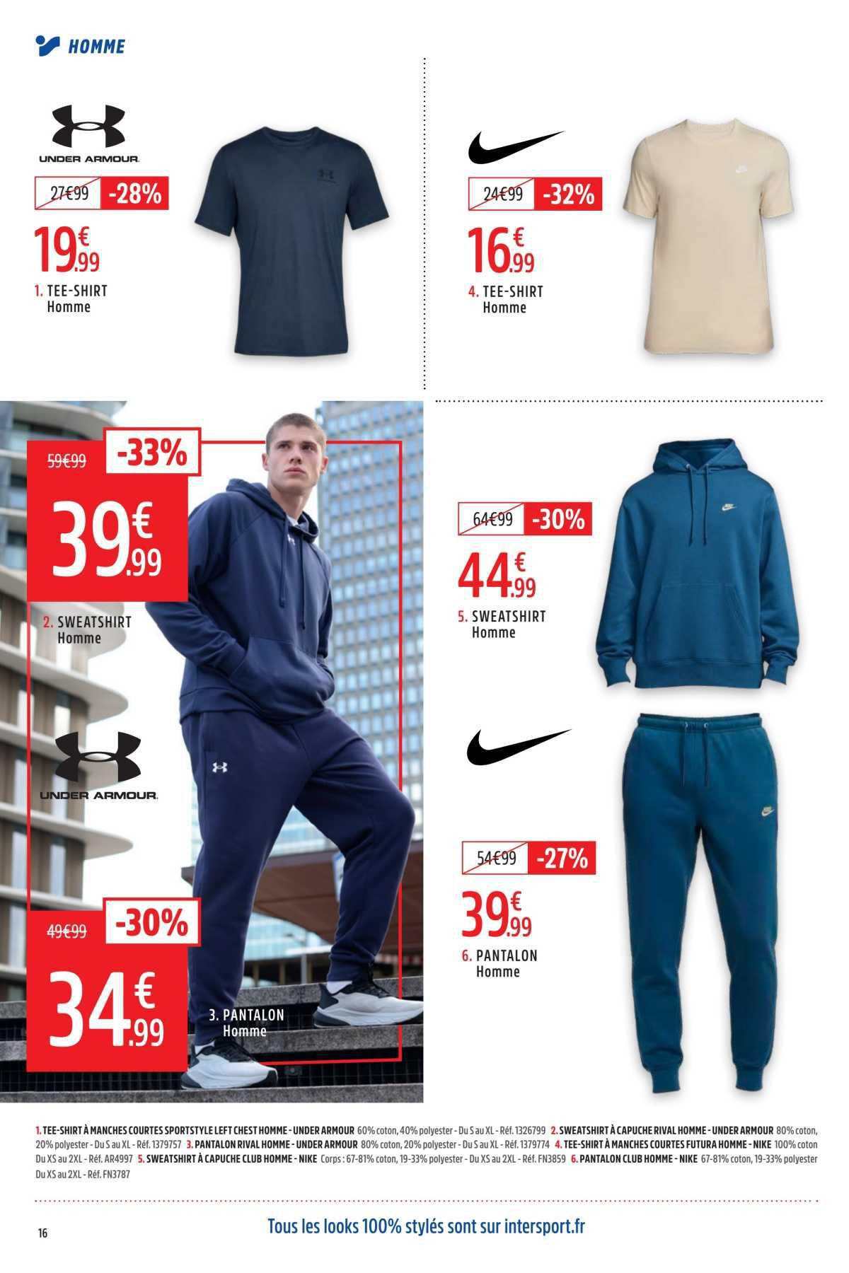 Intersport : Dépliant 'Tout le monde au Sport !'