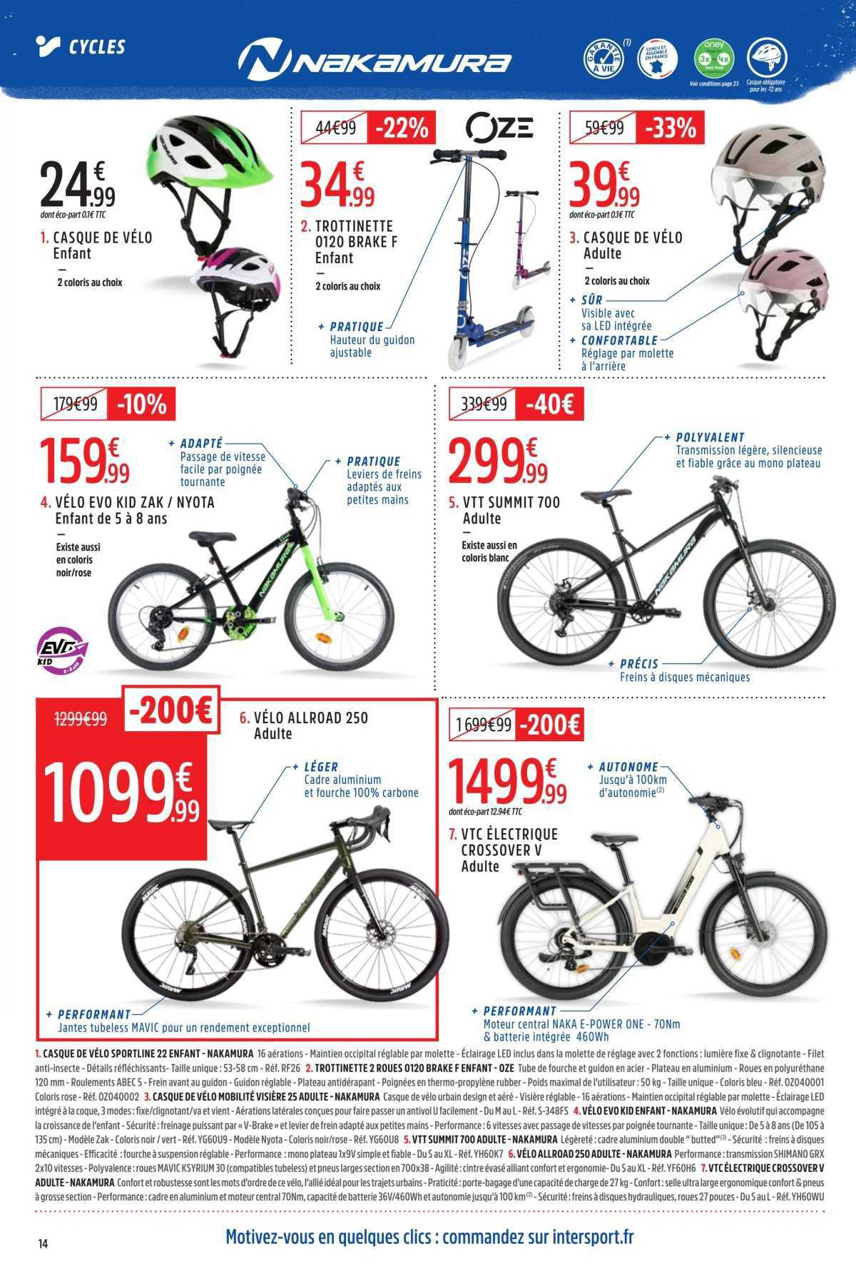 Intersport : Dépliant 'Tout le monde au Sport !'