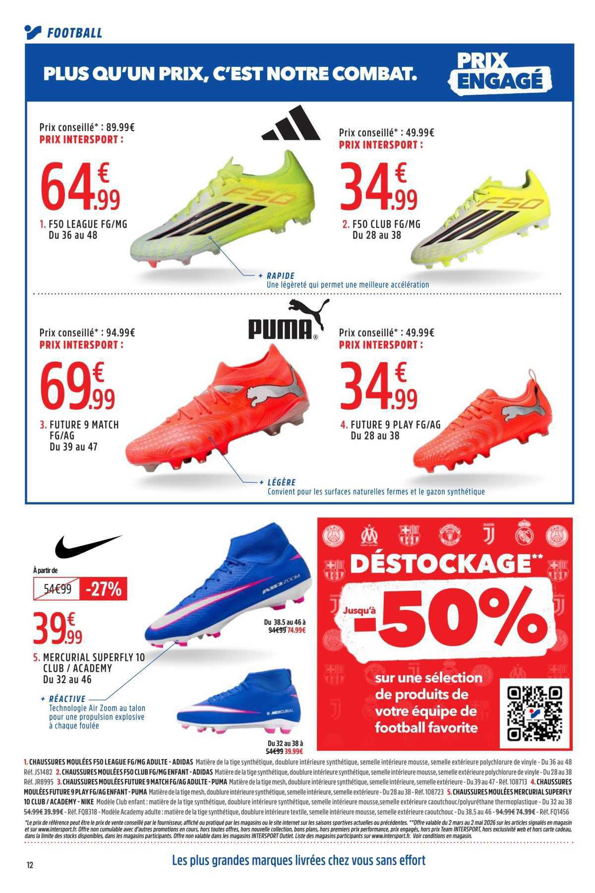 Intersport : Dépliant 'Tout le monde au Sport !'