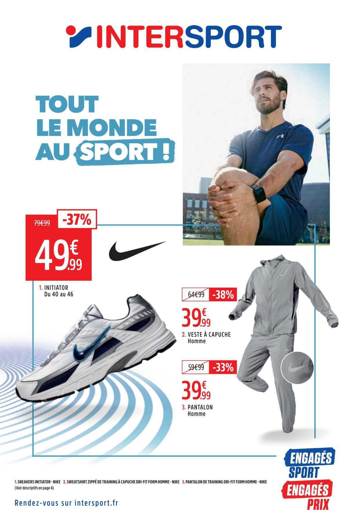 Intersport : Dépliant 'Tout le monde au Sport !'