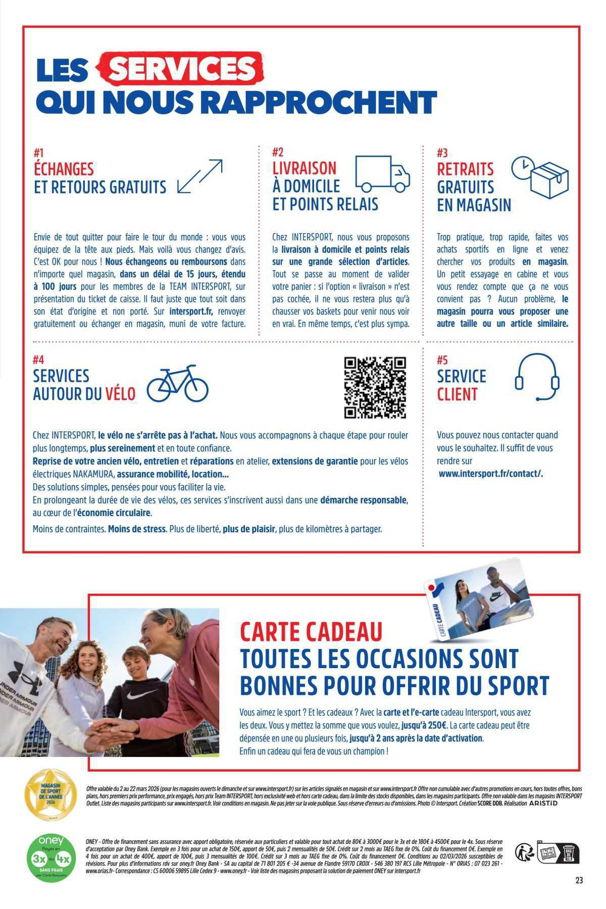 Intersport : Dépliant 'Tout le monde au Sport !'