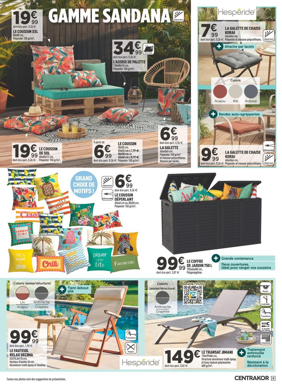 Centrakor : Dépliant 'PLEIN AIR'