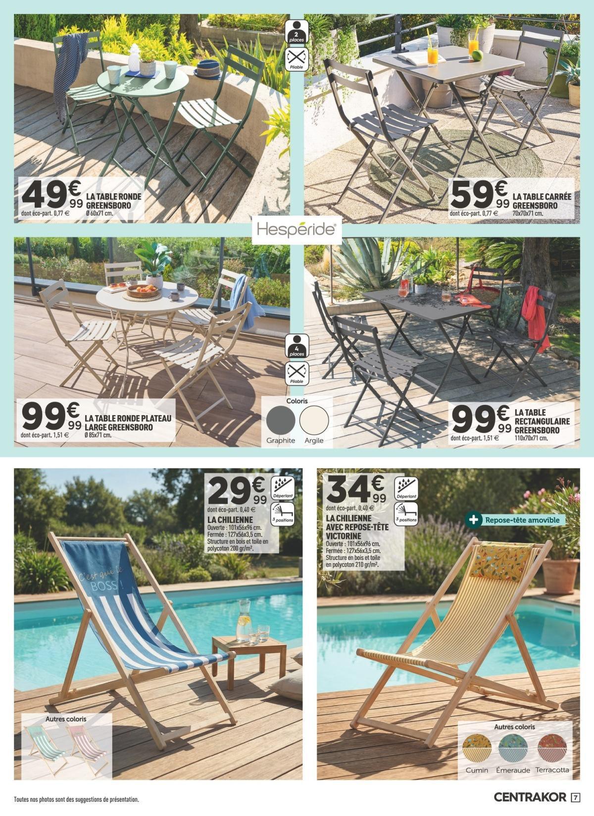 Centrakor : Dépliant 'PLEIN AIR'