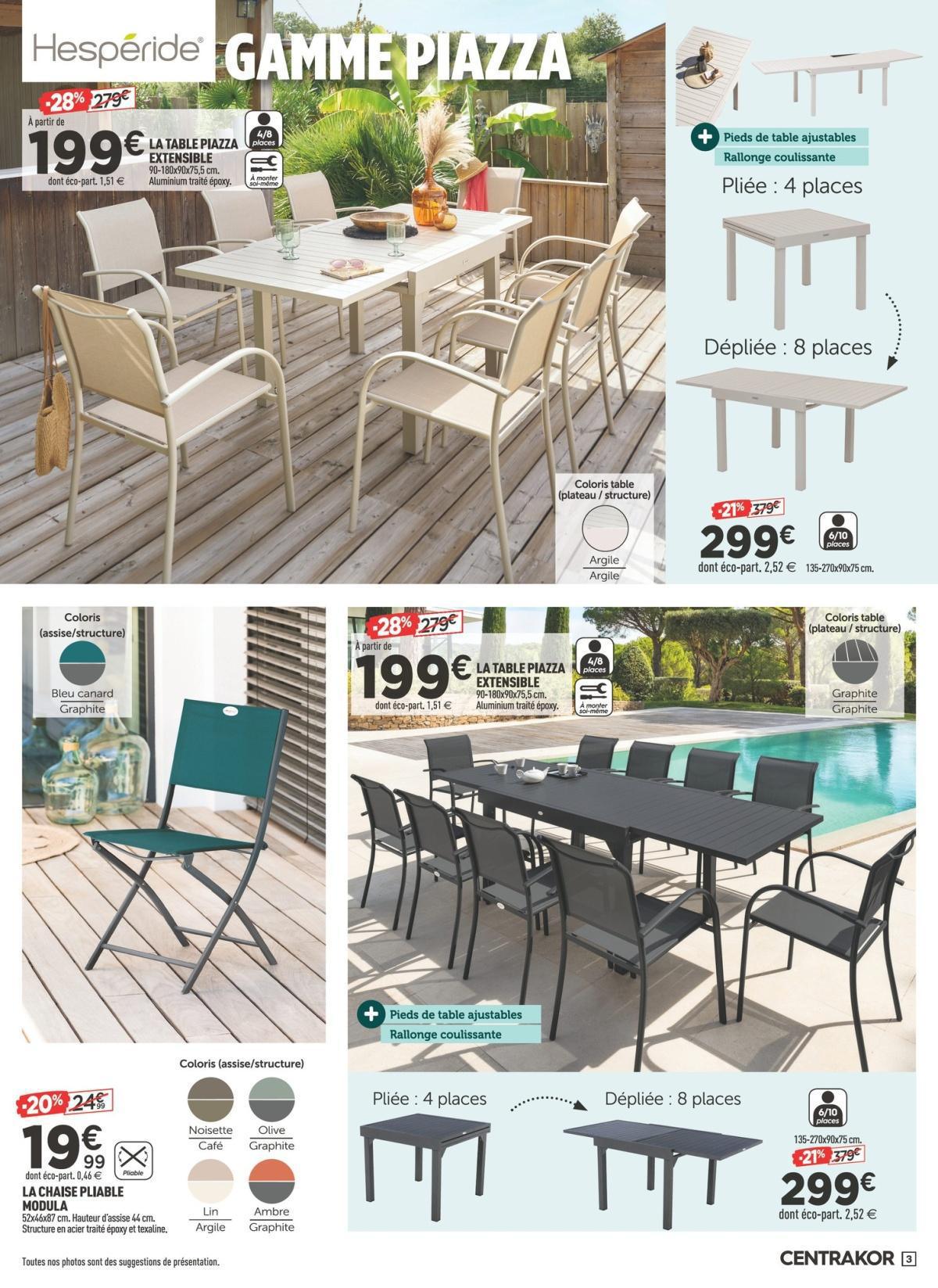 Centrakor : Dépliant 'PLEIN AIR'