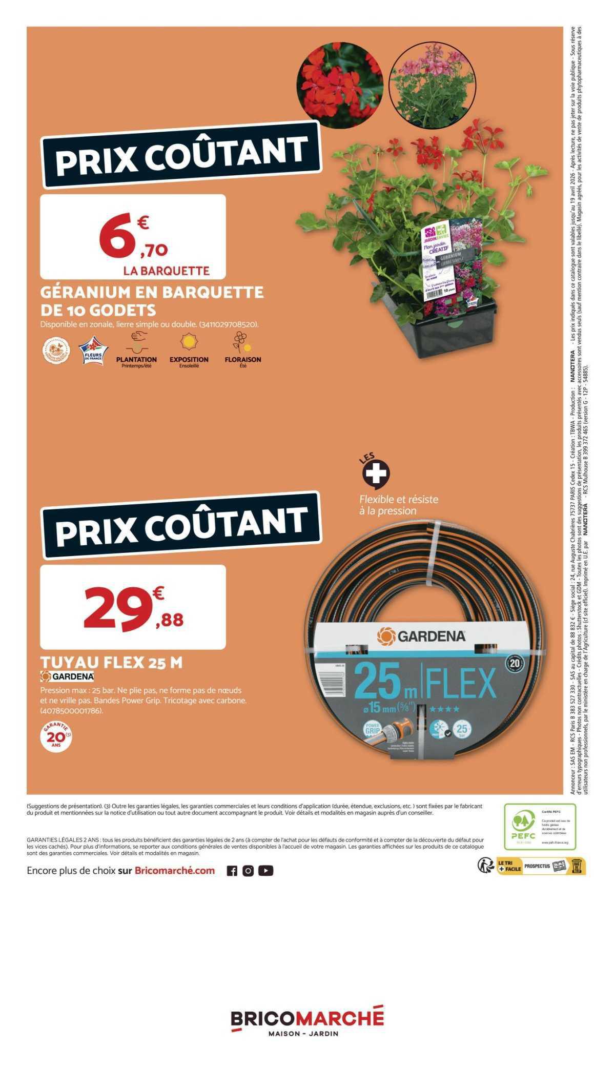 Bricomarché : Dépliant 'Les Rendez-vous à Prix Taillés !'