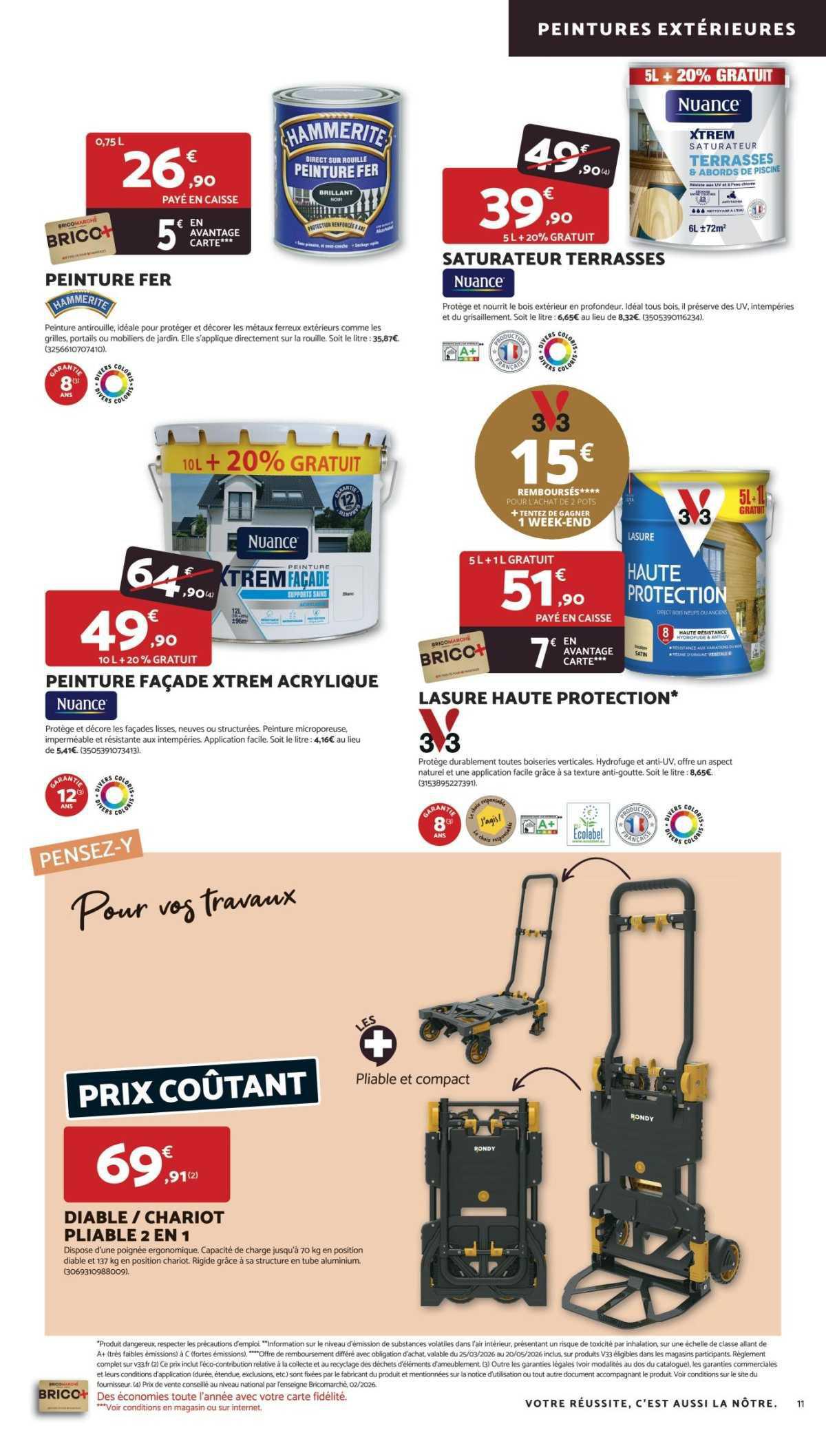 Bricomarché : Dépliant 'Les Rendez-vous à Prix Taillés !'