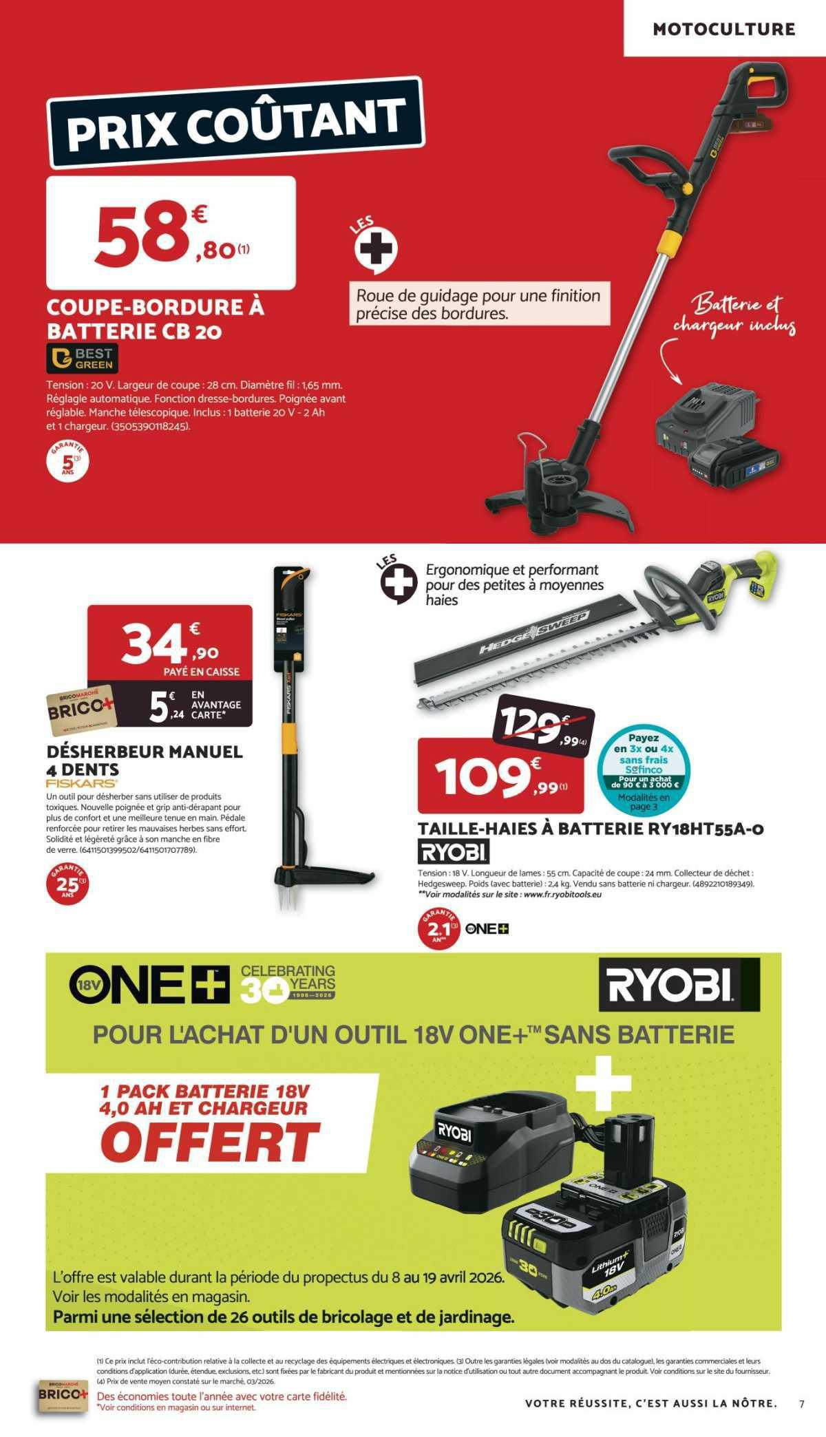 Bricomarché : Dépliant 'Les Rendez-vous à Prix Taillés !'