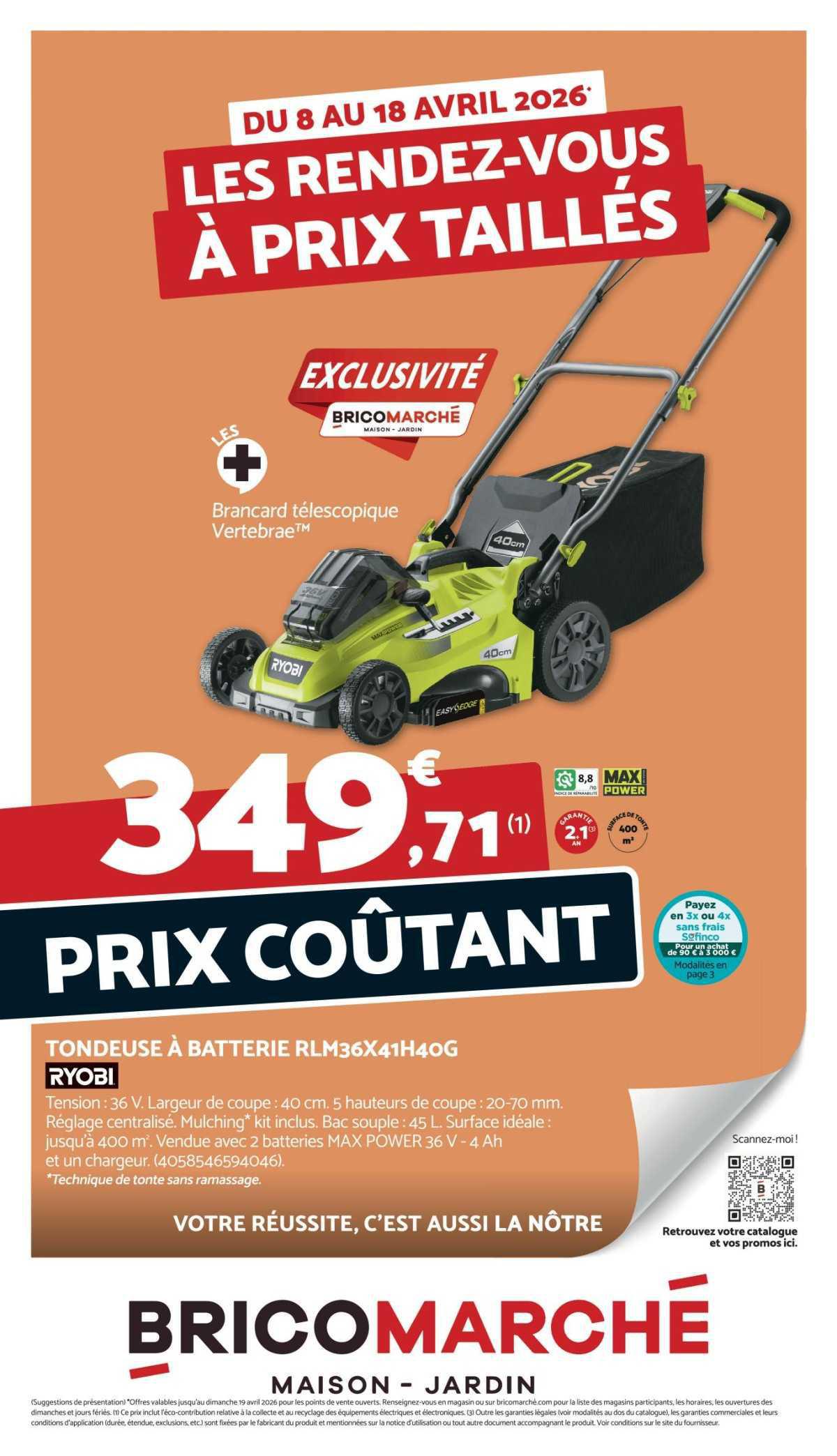 Bricomarché : Dépliant 'Les Rendez-vous à Prix Taillés !'