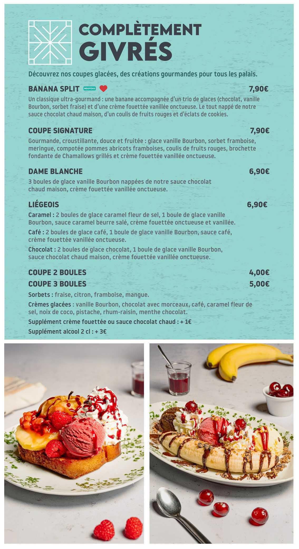 La PATATERIE : Carte Printemps Ete 2026