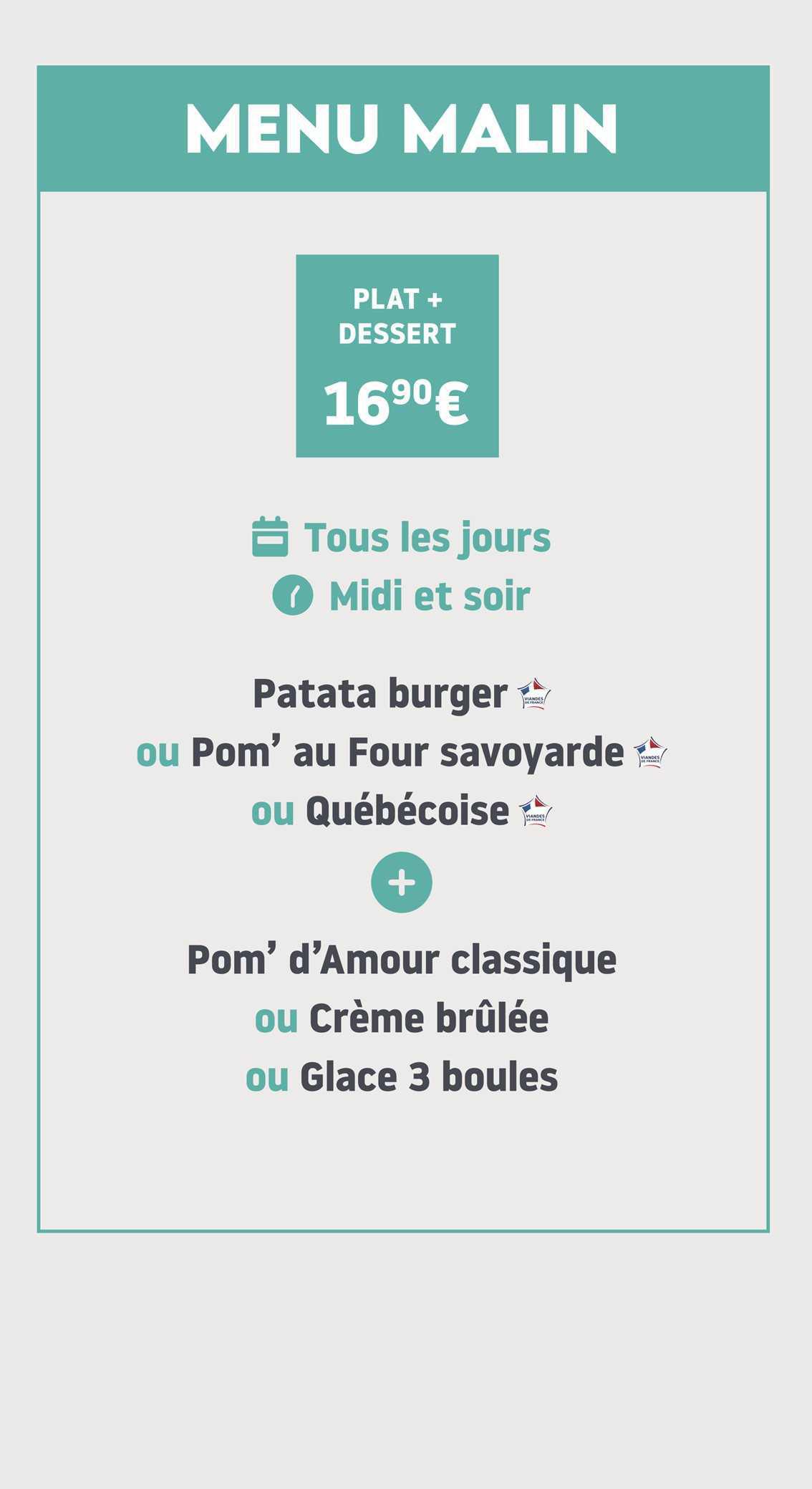 La PATATERIE : Carte Printemps Ete 2026