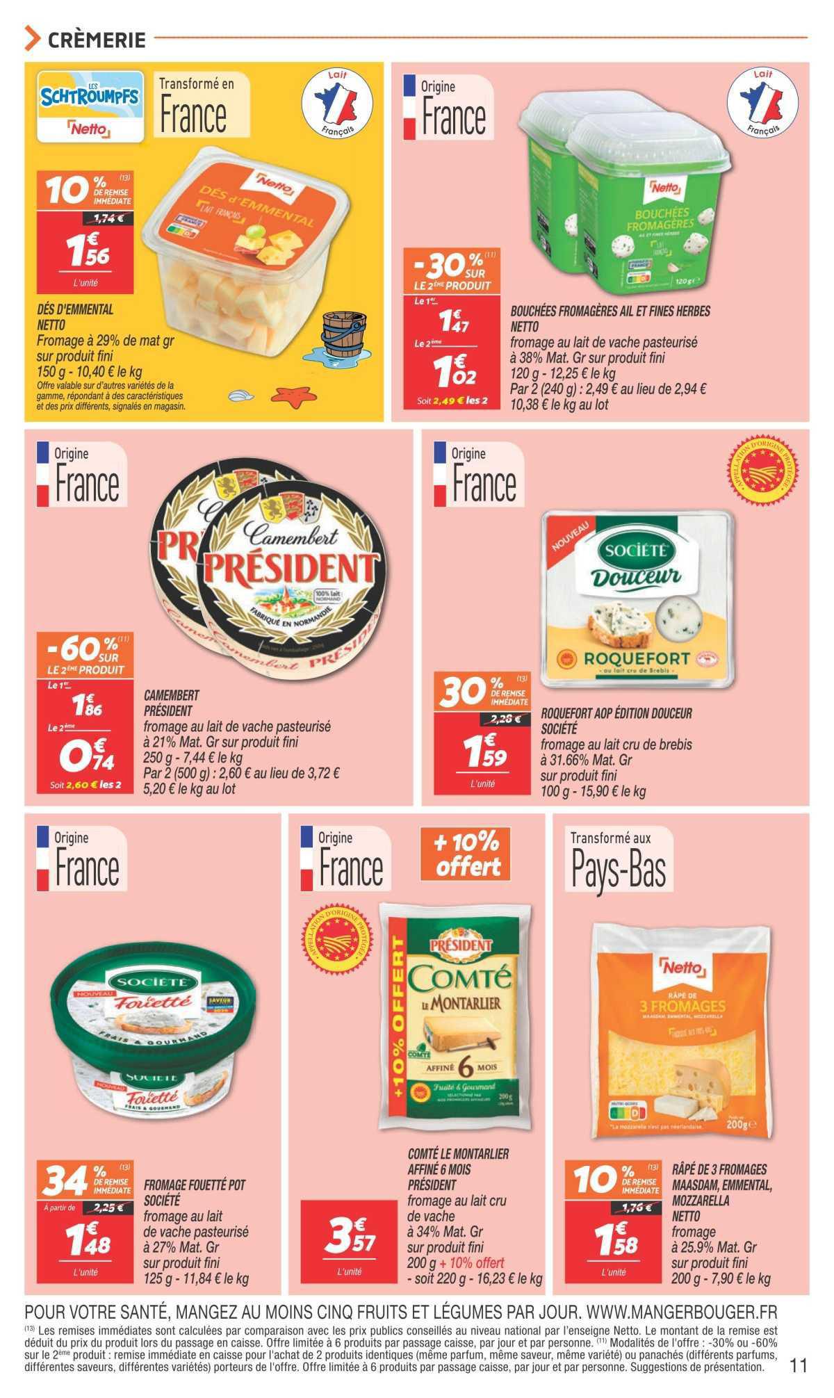 NETTO : Dépliant 'Le MOIS du FRAIS'