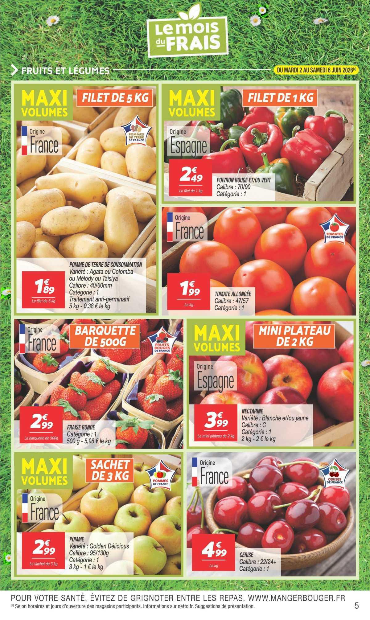 NETTO : Dépliant 'Le MOIS du FRAIS'